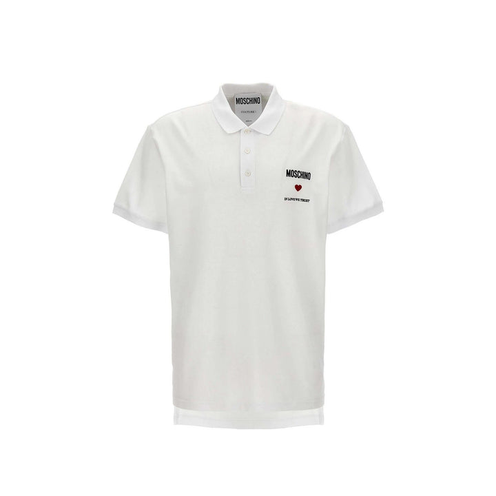 Moschino Couture In Love We Trust Cotton Polo