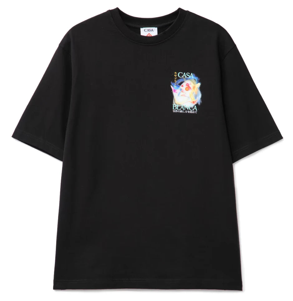 Casablanca T-shirt & Top Black Man