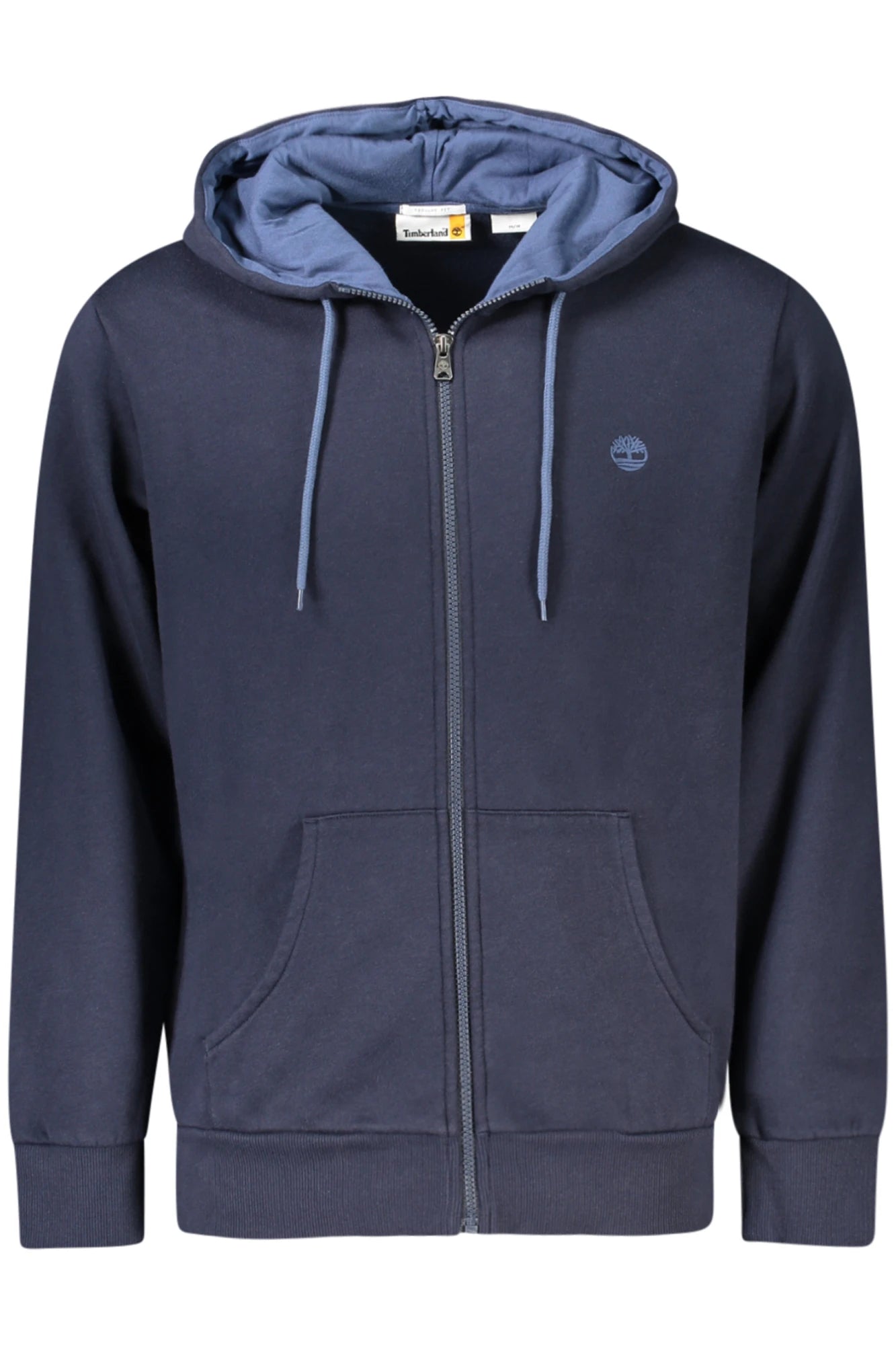 TIMBERLAND MEN&#39;S BLUE ZIP-UP SWEATSHIRT