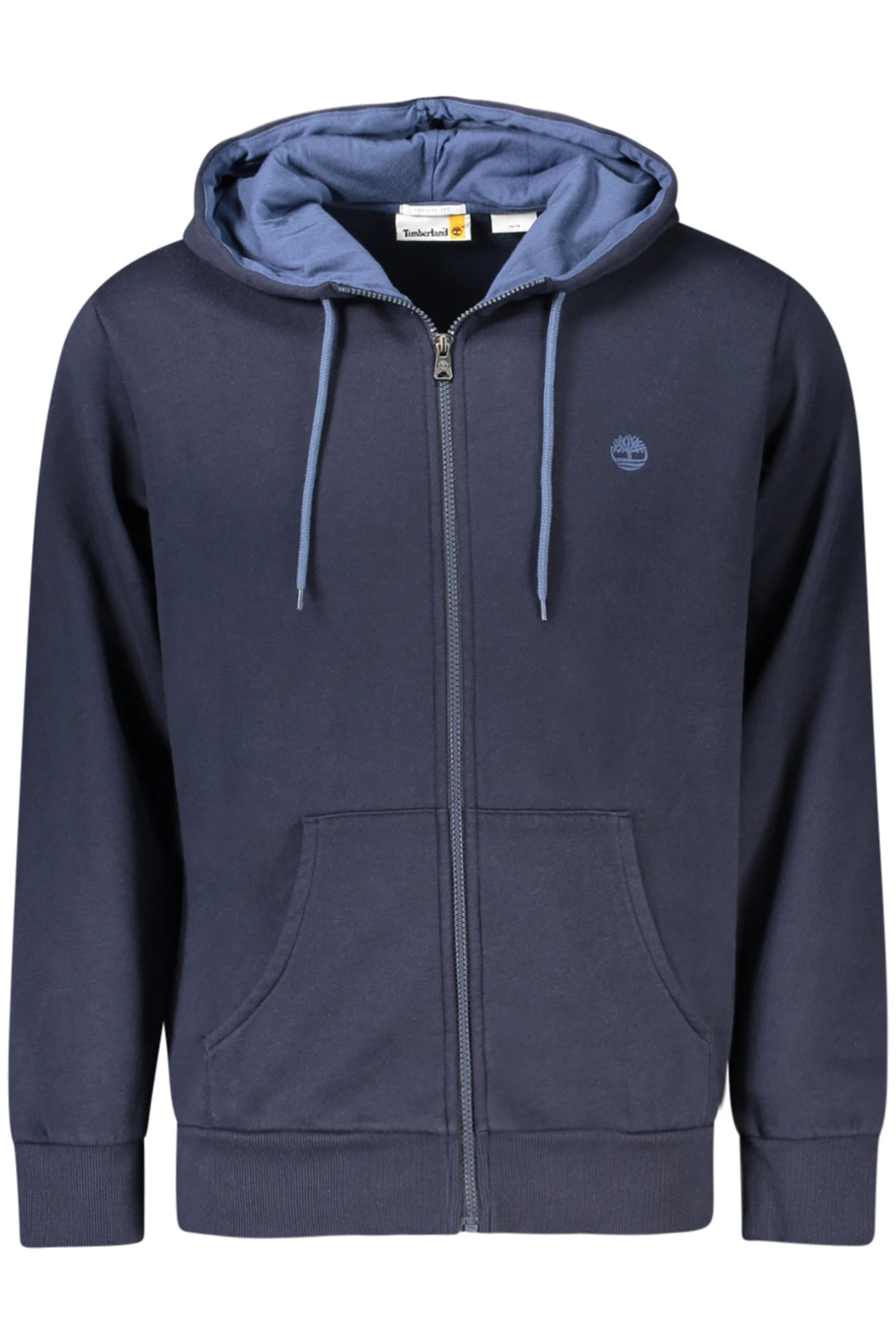 TIMBERLAND MEN&#39;S BLUE ZIP-UP SWEATSHIRT