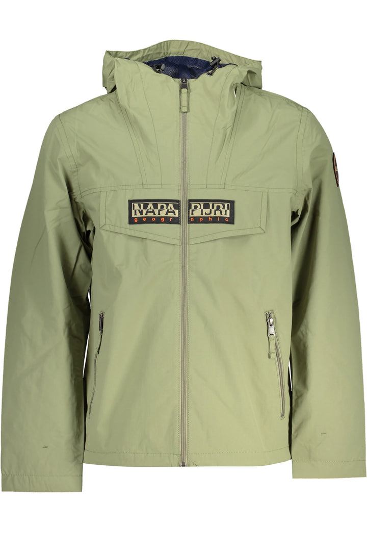 NAPAPIJRI GREEN MEN&#39;S SPORTS JACKET