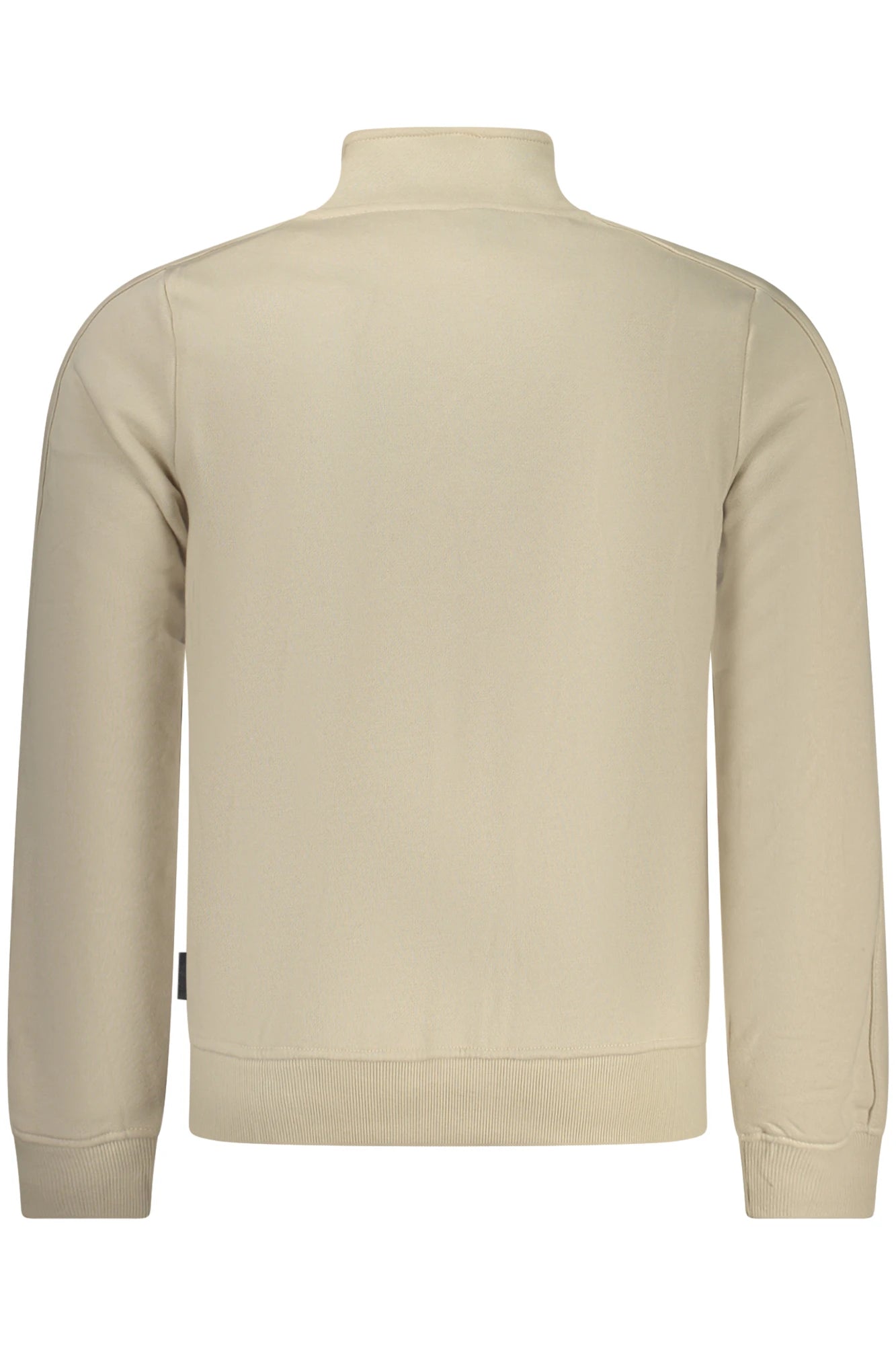 US GRAND MEN&#39;S BEIGE ZIP-UP SWEATSHIRT