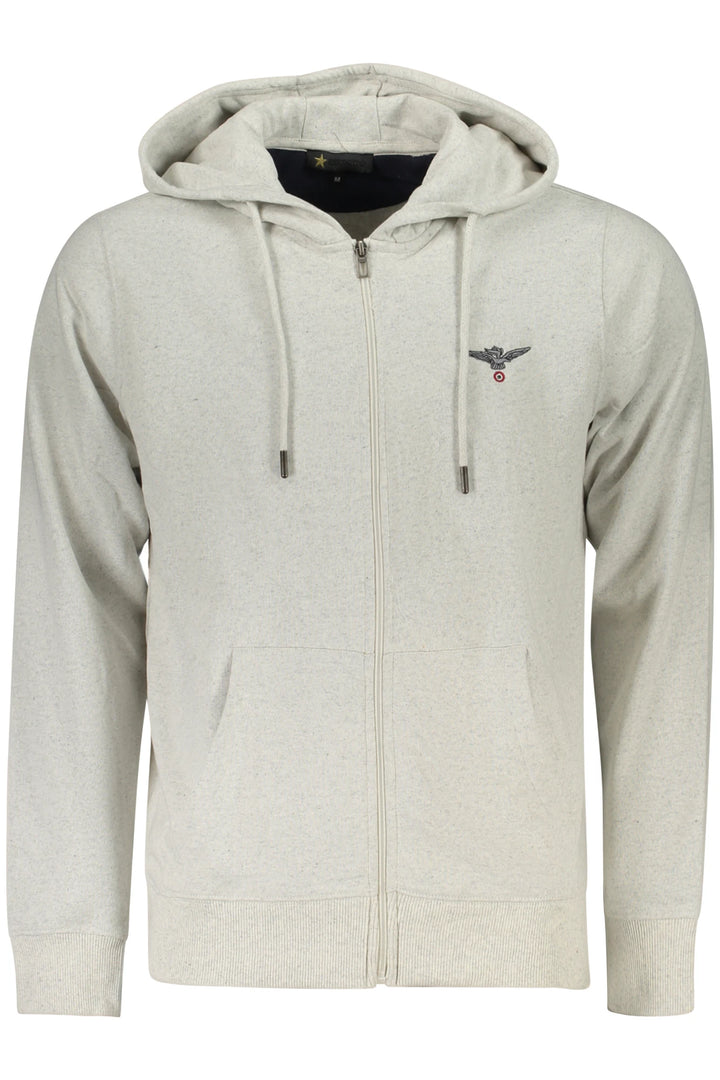 MILITARY ACADEMY MEN&#39;S GRAY ZIP-UP SWEATSHIRT