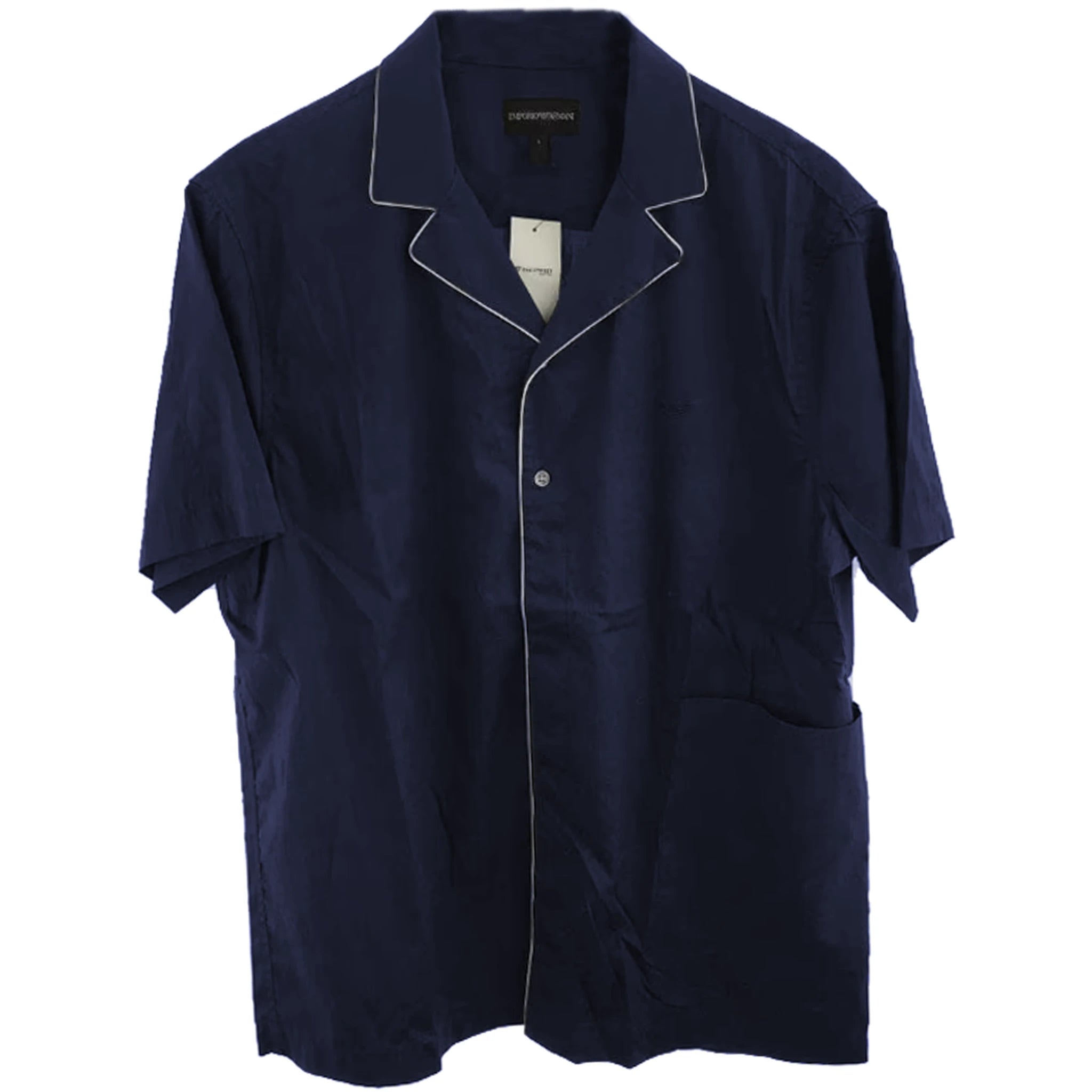 Emporio Armani Shirts Blue Man