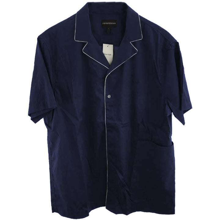 Emporio Armani Shirts Blue Man