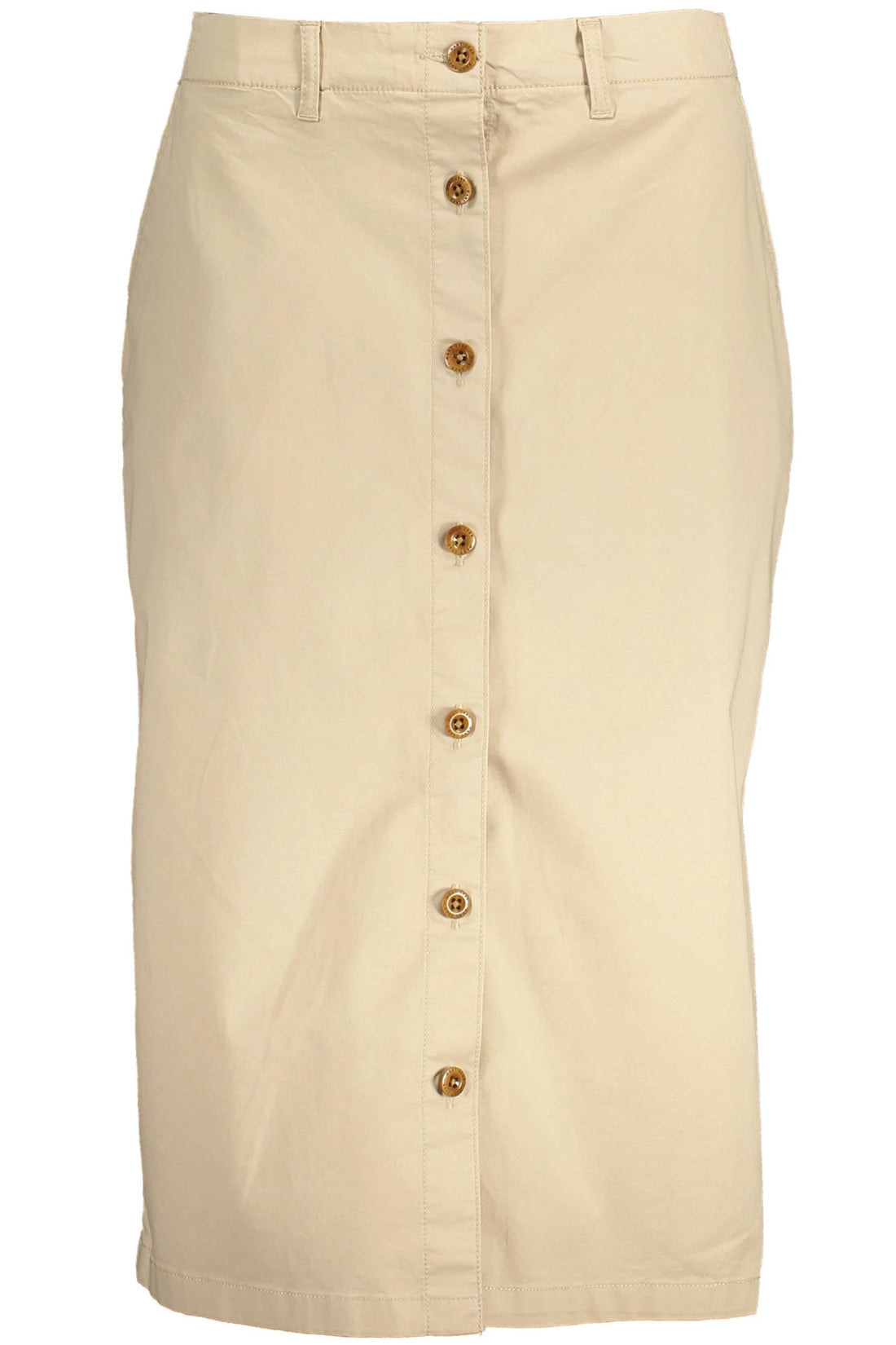 GANT WOMEN&#39;S BEIGE LONGUETTE SKIRT