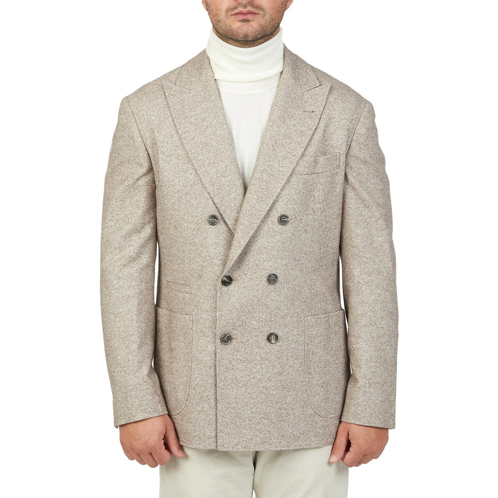 Brunello Cucinelli Double-Breasted Wool Jacket