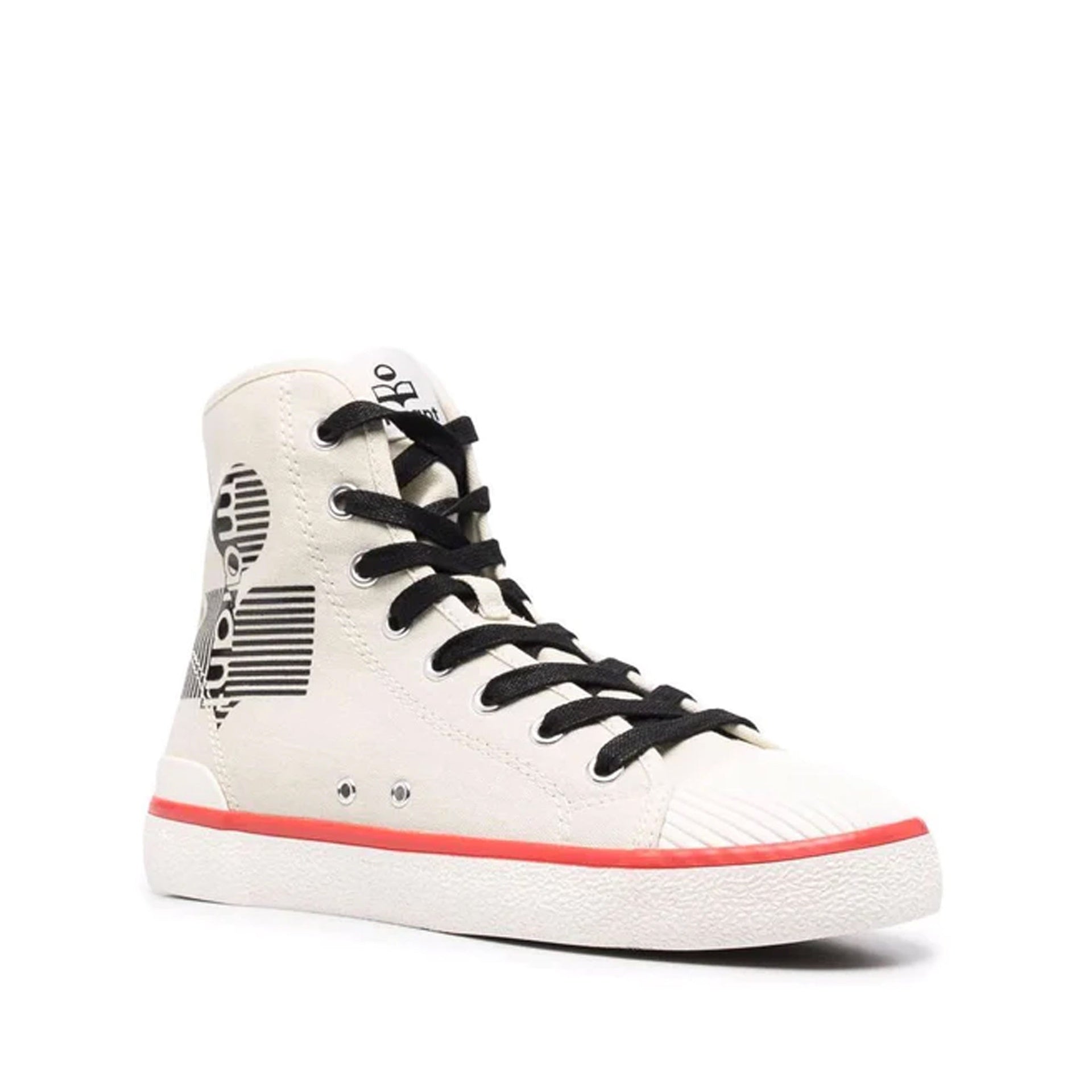 Isabel Marant Logo Canvas Sneakers - WOMEN SHOES - ISABEL MARANT - Tluxy New