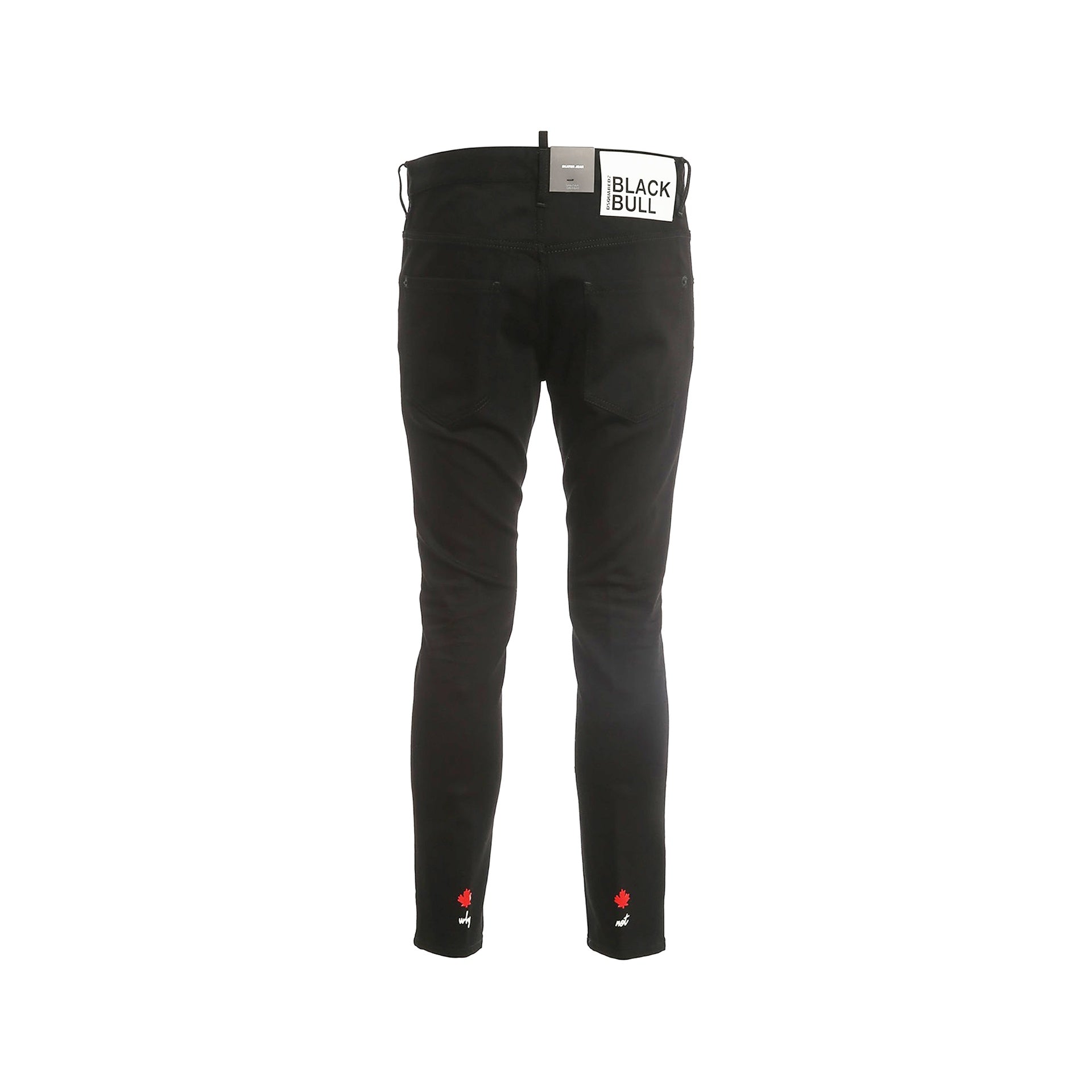 Dsquared2 Black Bull Skater Jeans - MEN CLOTHING - DSQUARED2 - Tluxy New