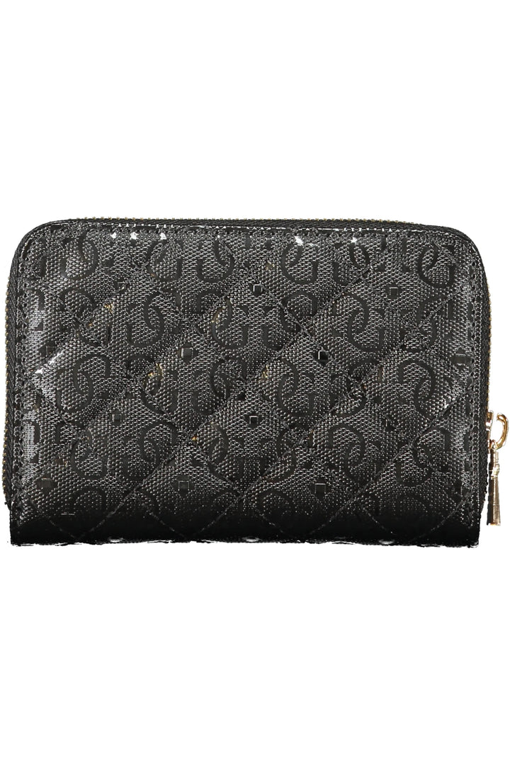 GUESS JEANS WOMEN&#39;S BLACK WALLET