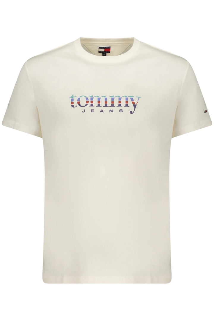 TOMMY HILFIGER MEN&#39;S SHORT-SLEEVE T-SHIRT WHITE