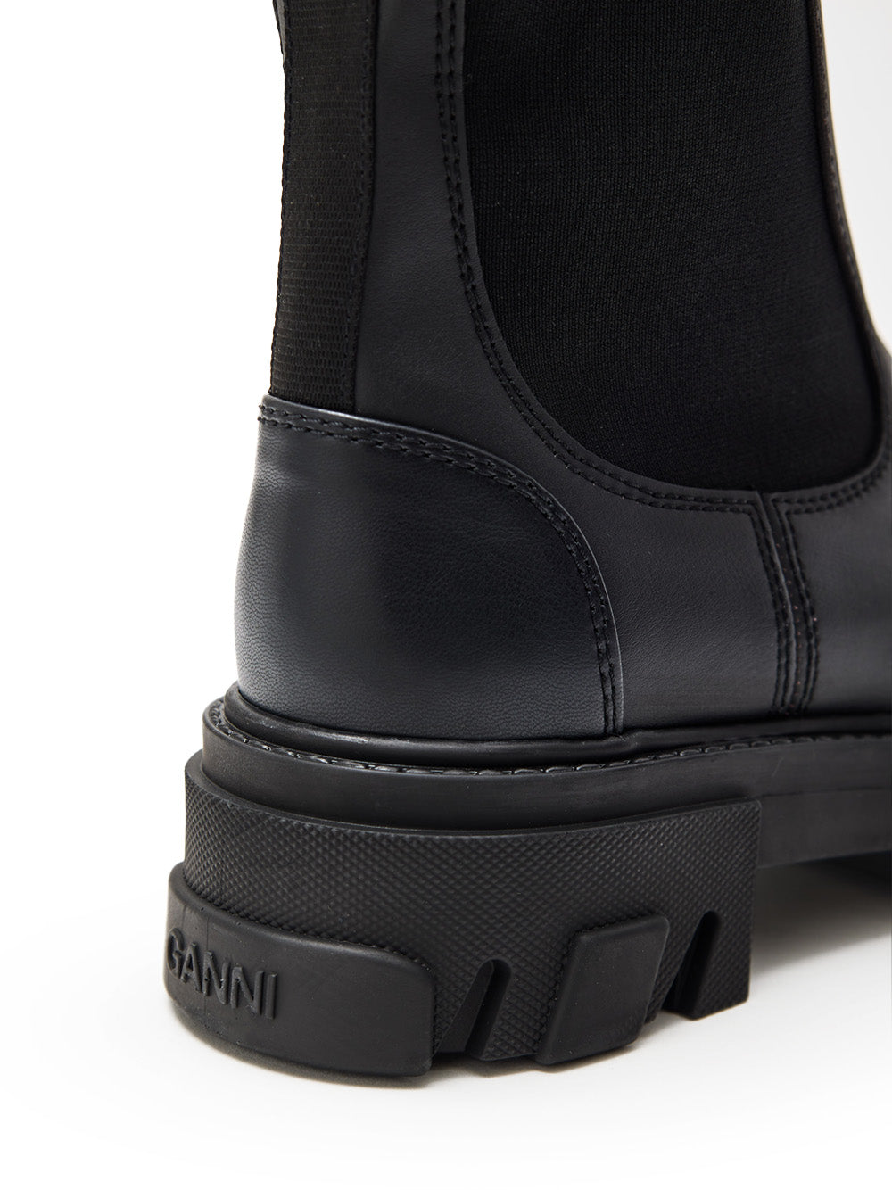 Black Knee-High Chelsea Boots