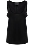 Tom Ford black silk sleeveless top