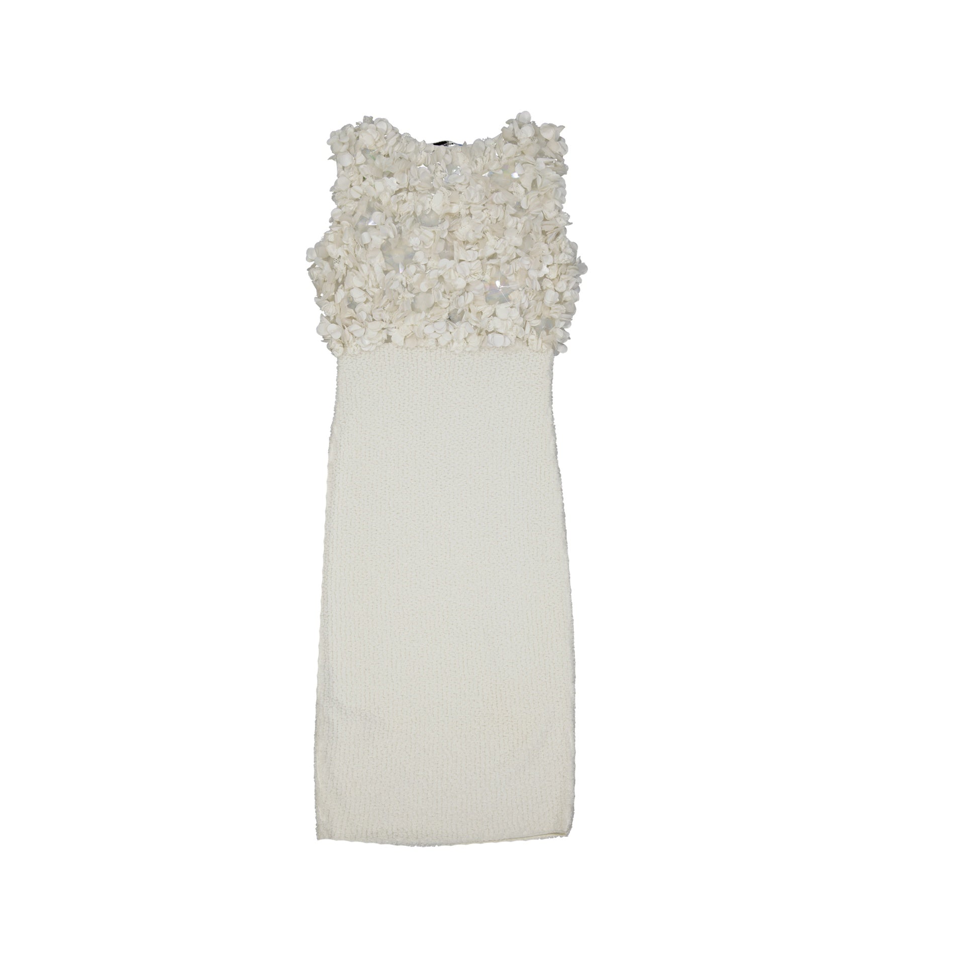 Blumarine Flower-Applique Mini Dress
