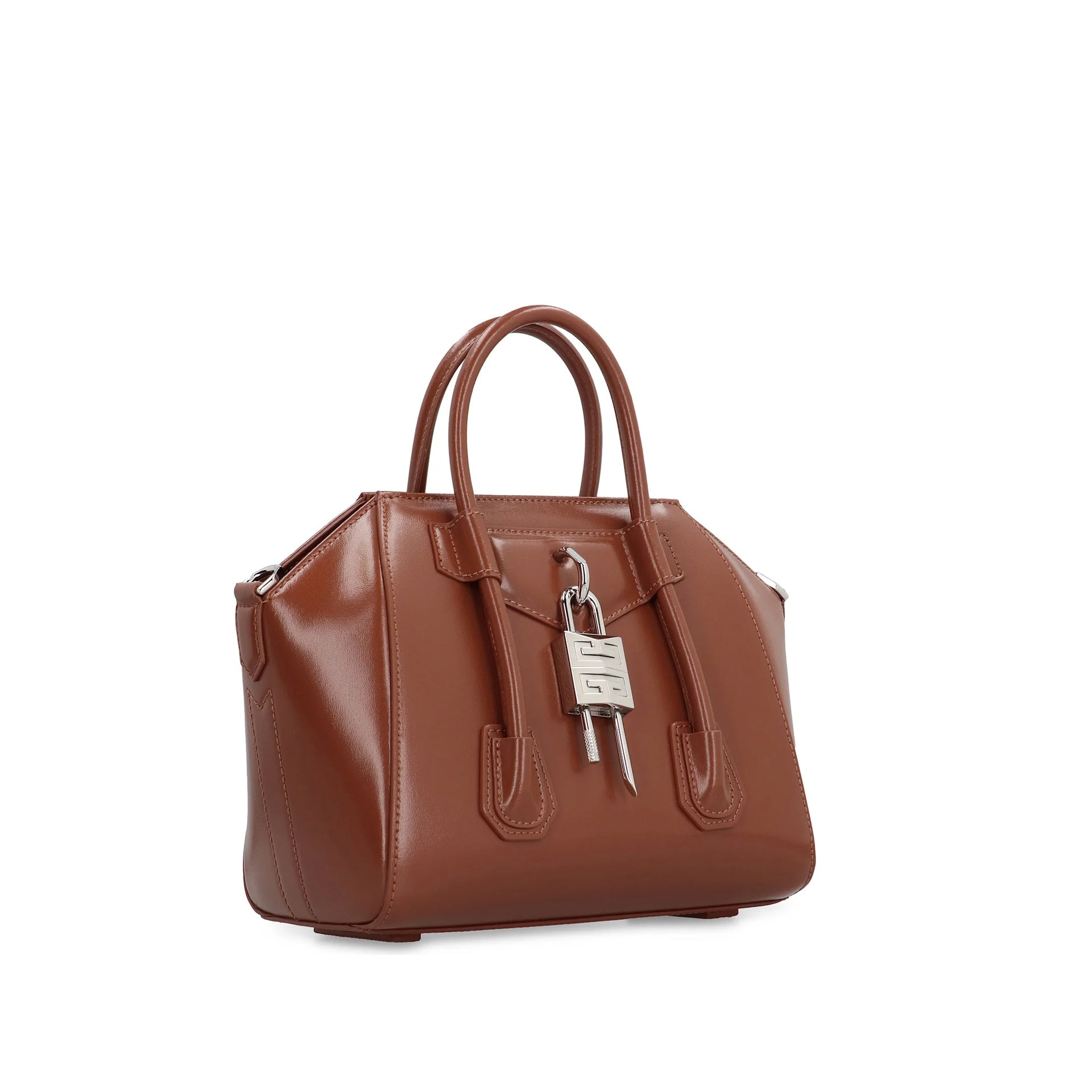 Givenchy Antigona Lock Mini Leather Handbag