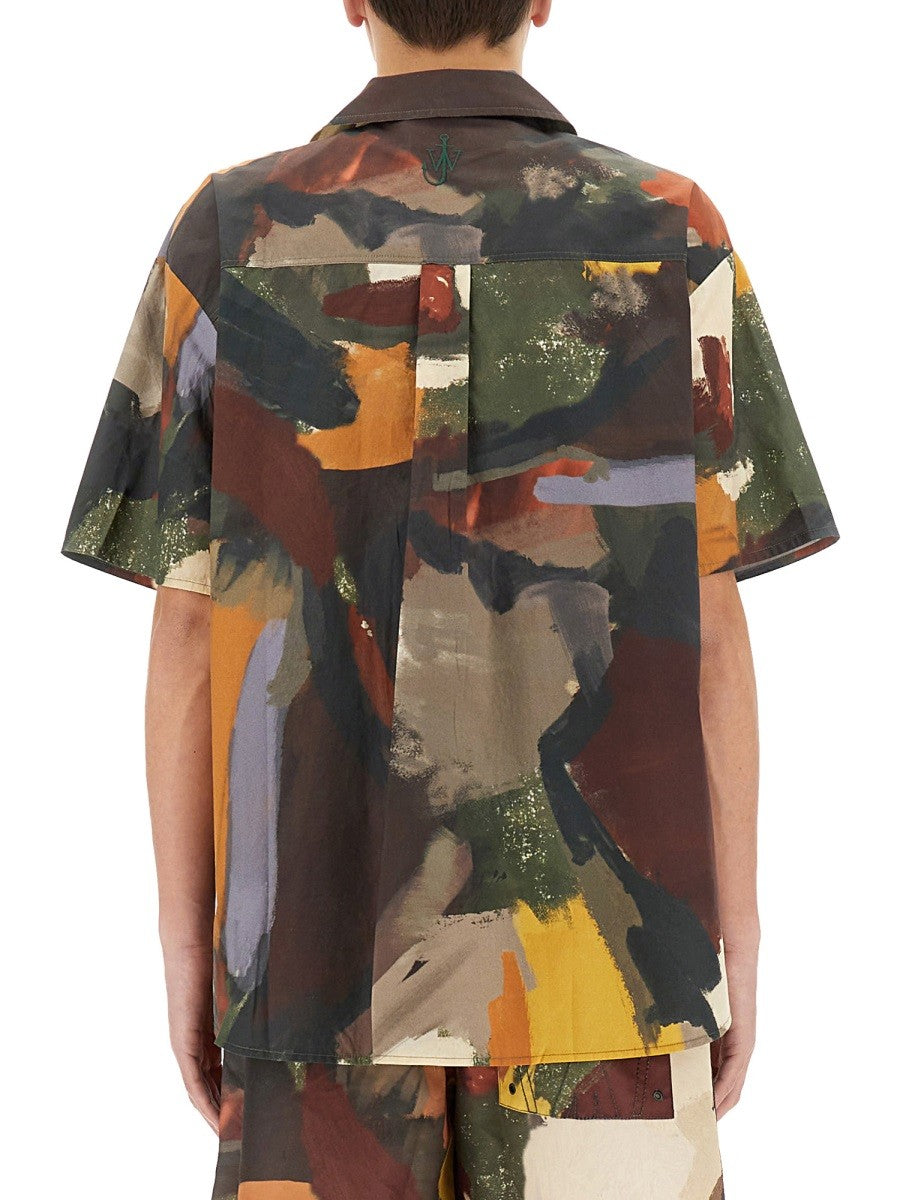 jw anderson ABSTRACT PRINT SHIRT