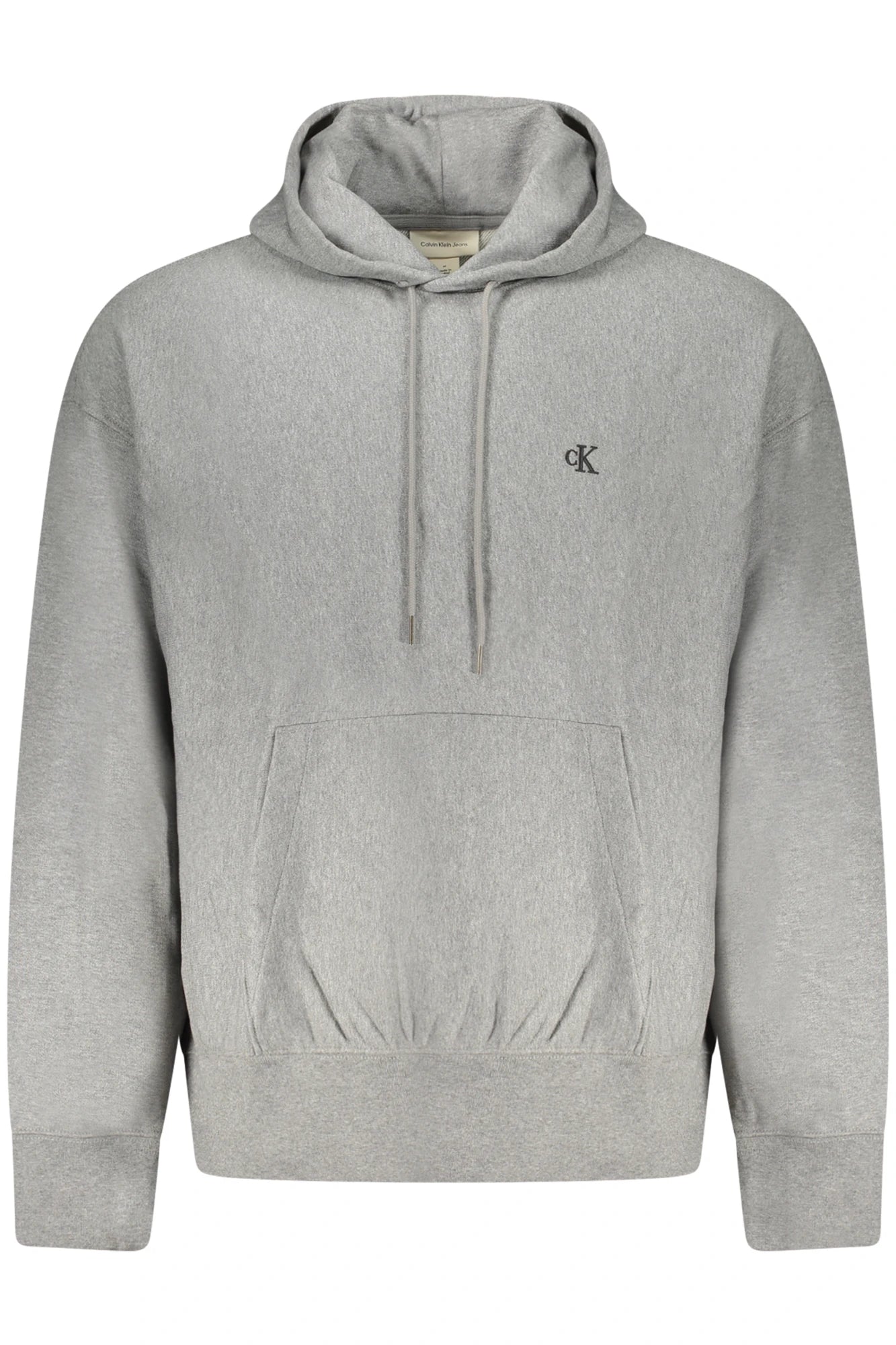 CALVIN KLEIN MEN&#39;S GRAY ZIP-UP SWEATSHIRT