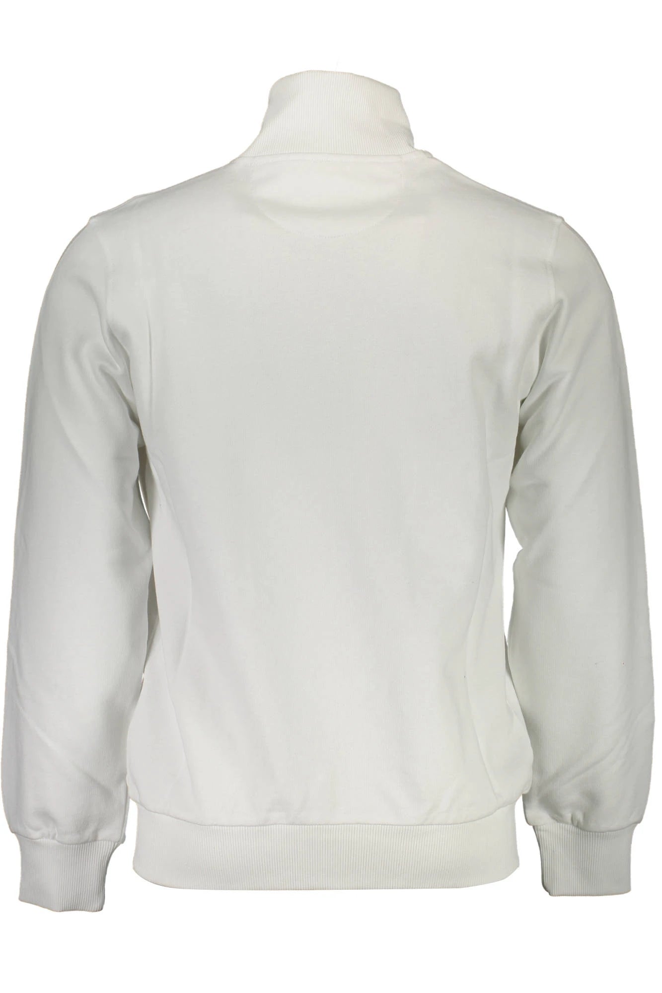 LA MARTINA MEN&#39;S WHITE ZIP-UP SWEATSHIRT