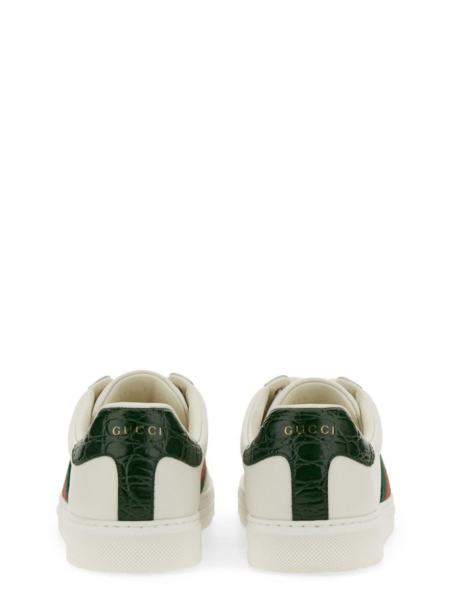 Gucci "ACE" SNEAKER WITH WEB DETAIL