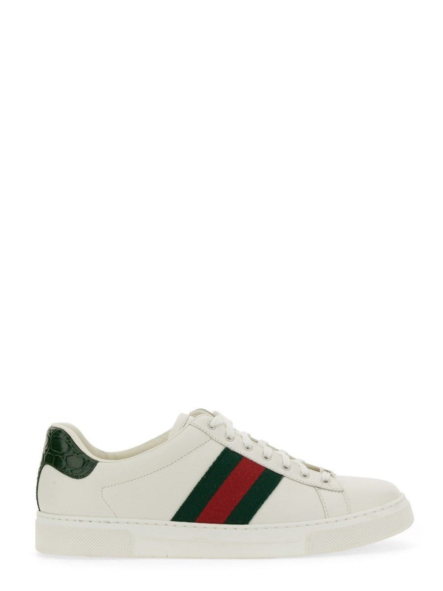 Gucci "ACE" SNEAKER WITH WEB DETAIL