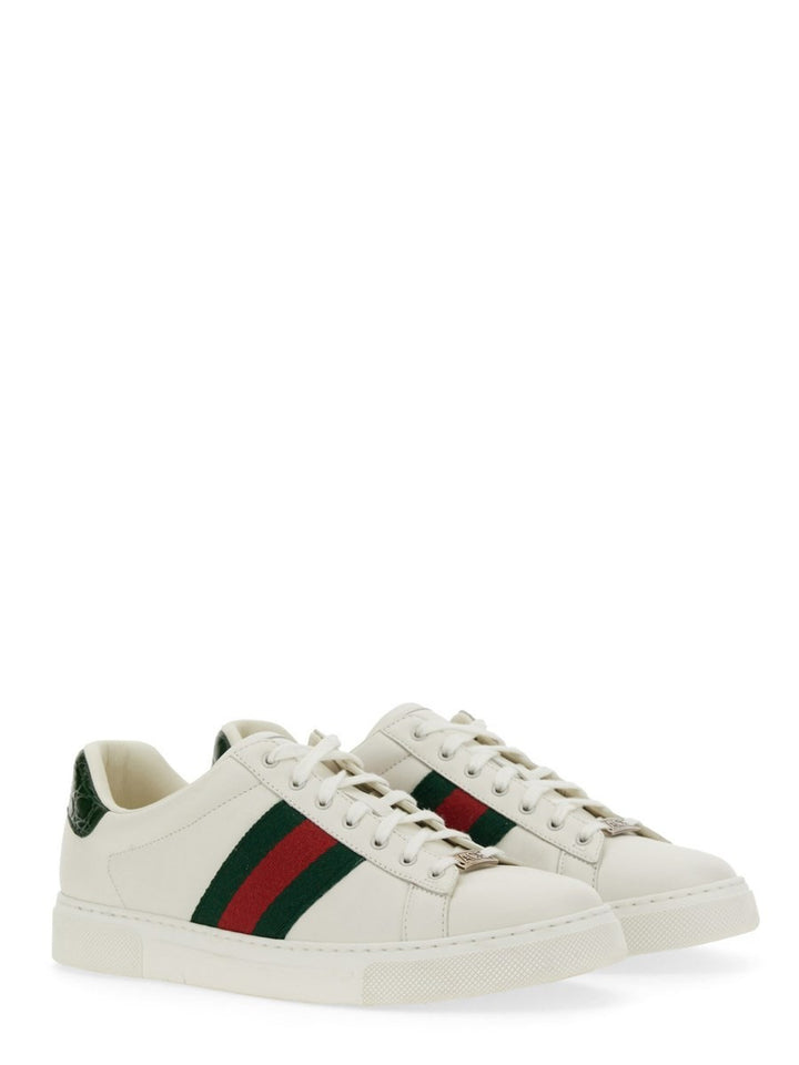 Gucci "ACE" SNEAKER WITH WEB DETAIL