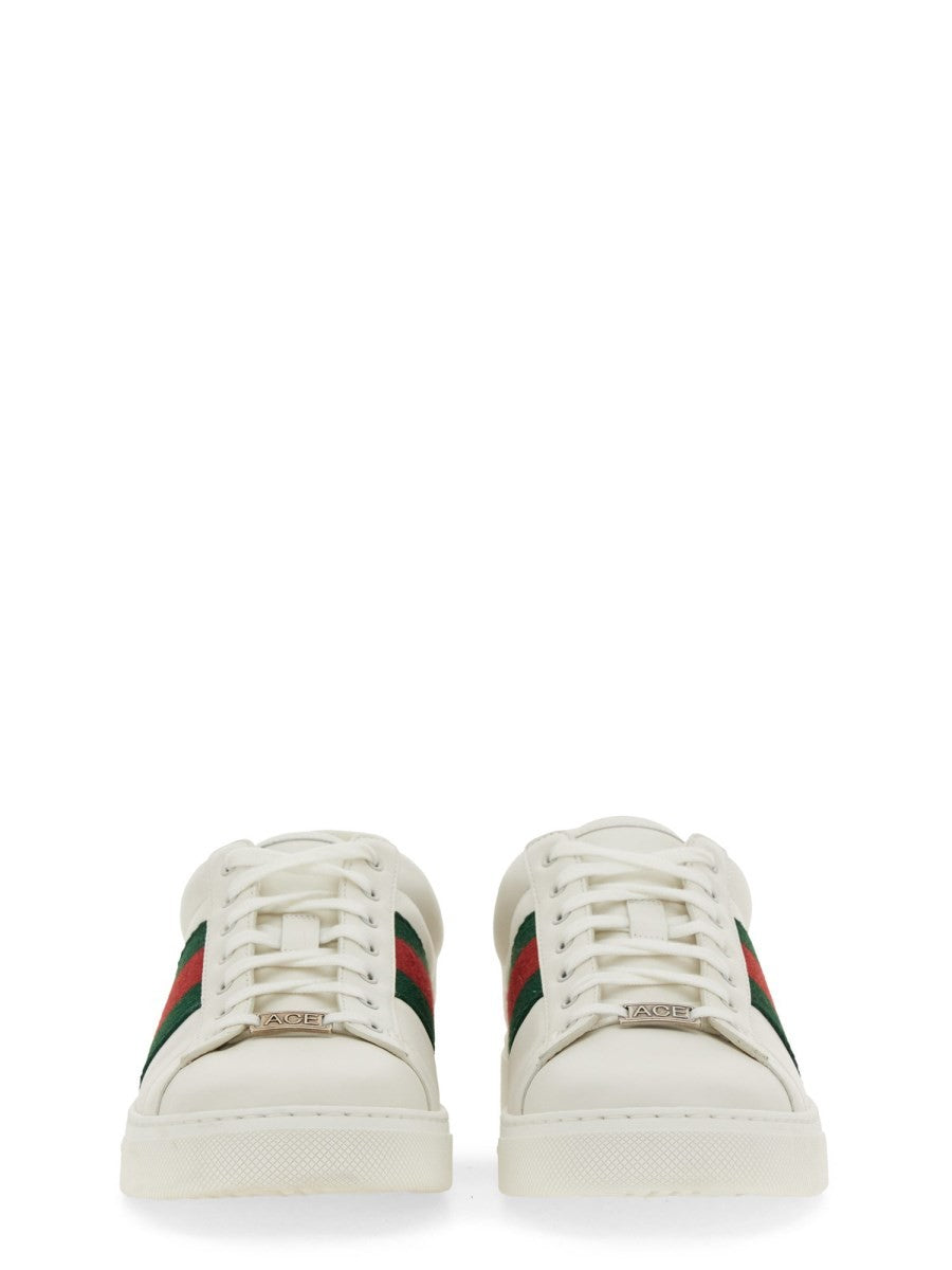 Gucci "ACE" SNEAKER WITH WEB DETAIL