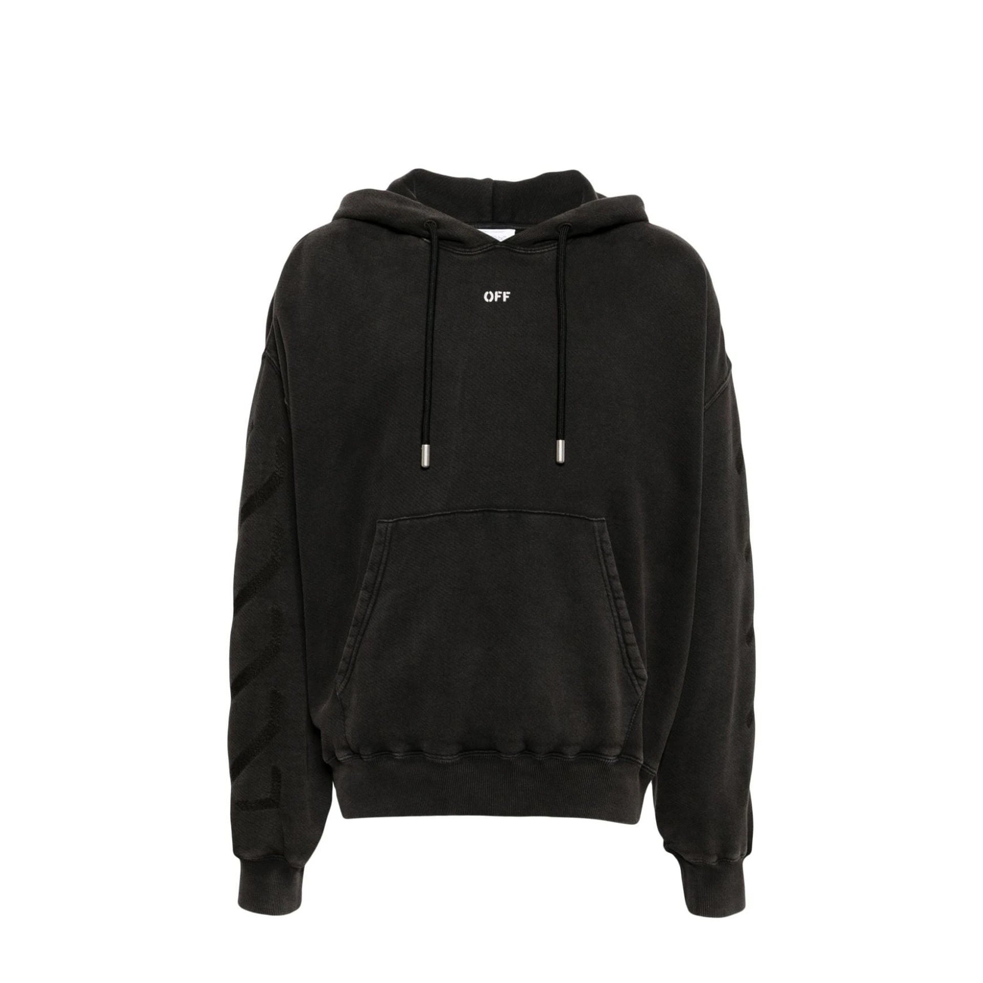Off-White St. Matthew Over Cotton Hoodie Sweatshirt
