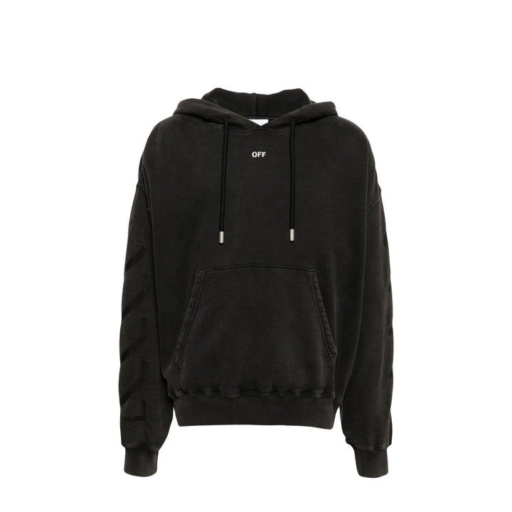 Off-White St. Matthew Over Cotton Hoodie Sweatshirt