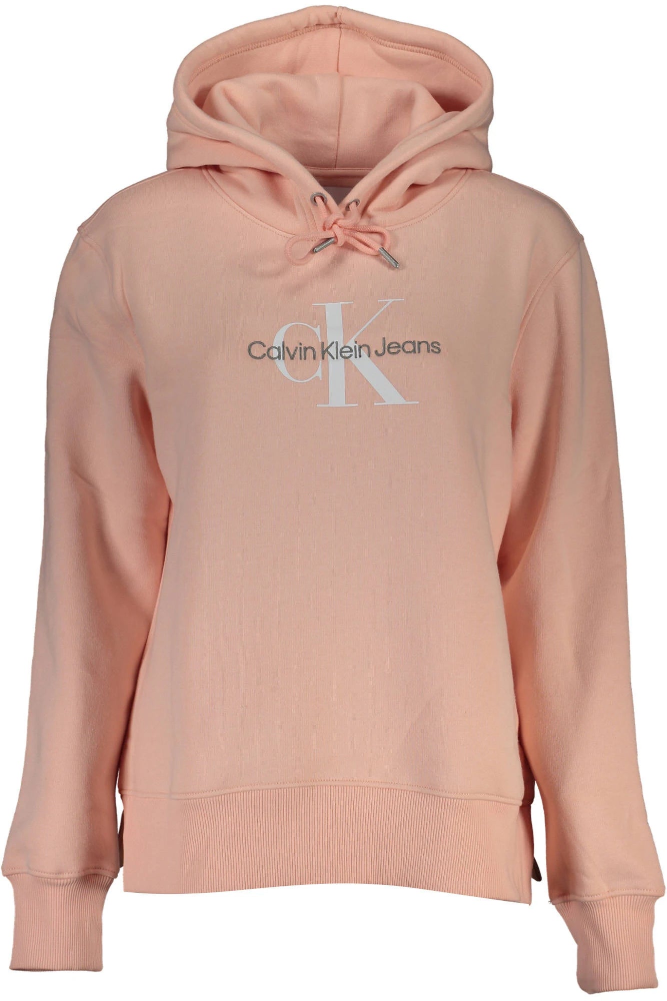 CALVIN KLEIN WOMEN S PINK ZIPLESS SWEATSHIRT
