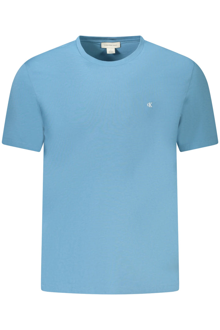 CALVIN KLEIN MEN&#39;S SHORT SLEEVE T-SHIRT BLUE