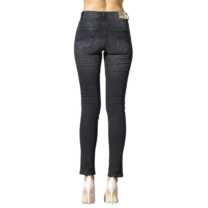 Yes Zee Jeans Denim Black Woman