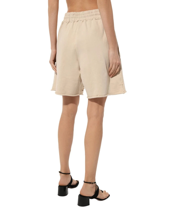 Comme Des Fuckdown shorts Beige Woman