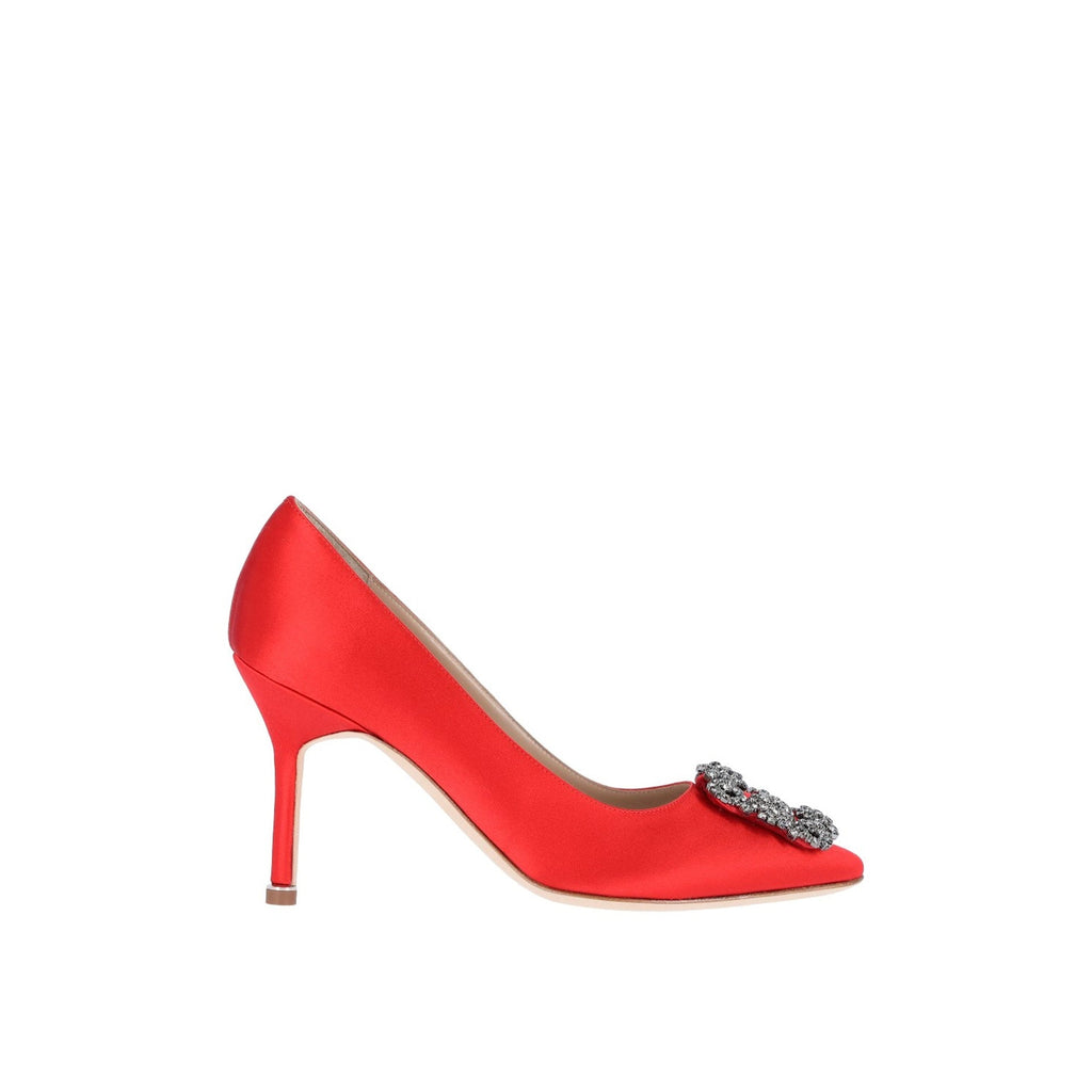 Manolo Blahnik Hangisi 090 Satin Pumps
