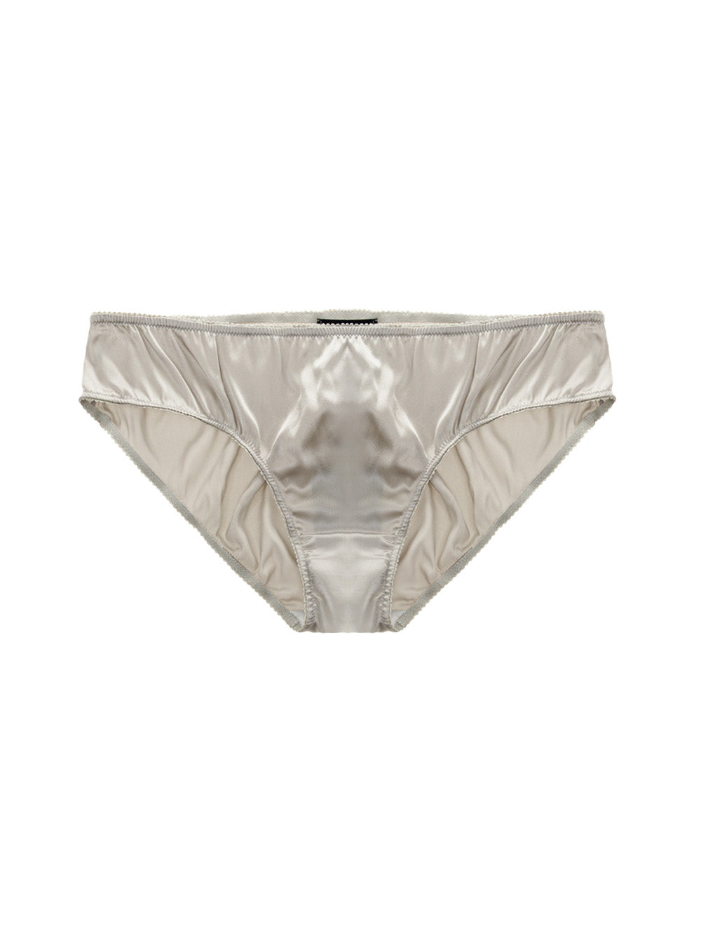 Dolce & Gabbana Pearl Grey Silk Brief – Luxury Underwear – Siebentaschen