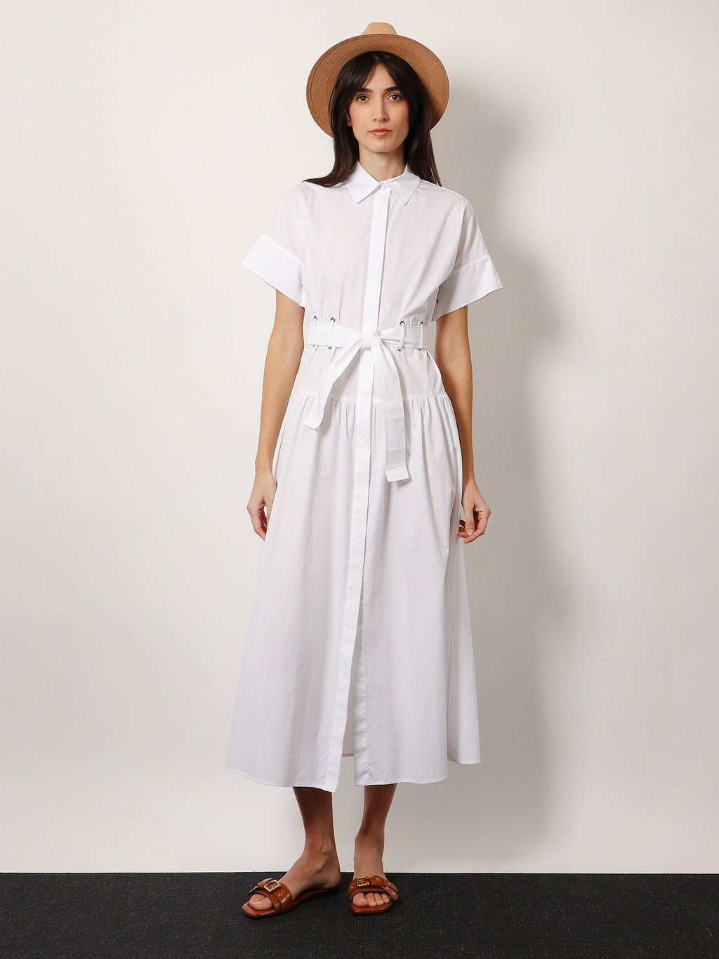 Max Mara Agoraio cotton chemisier dress