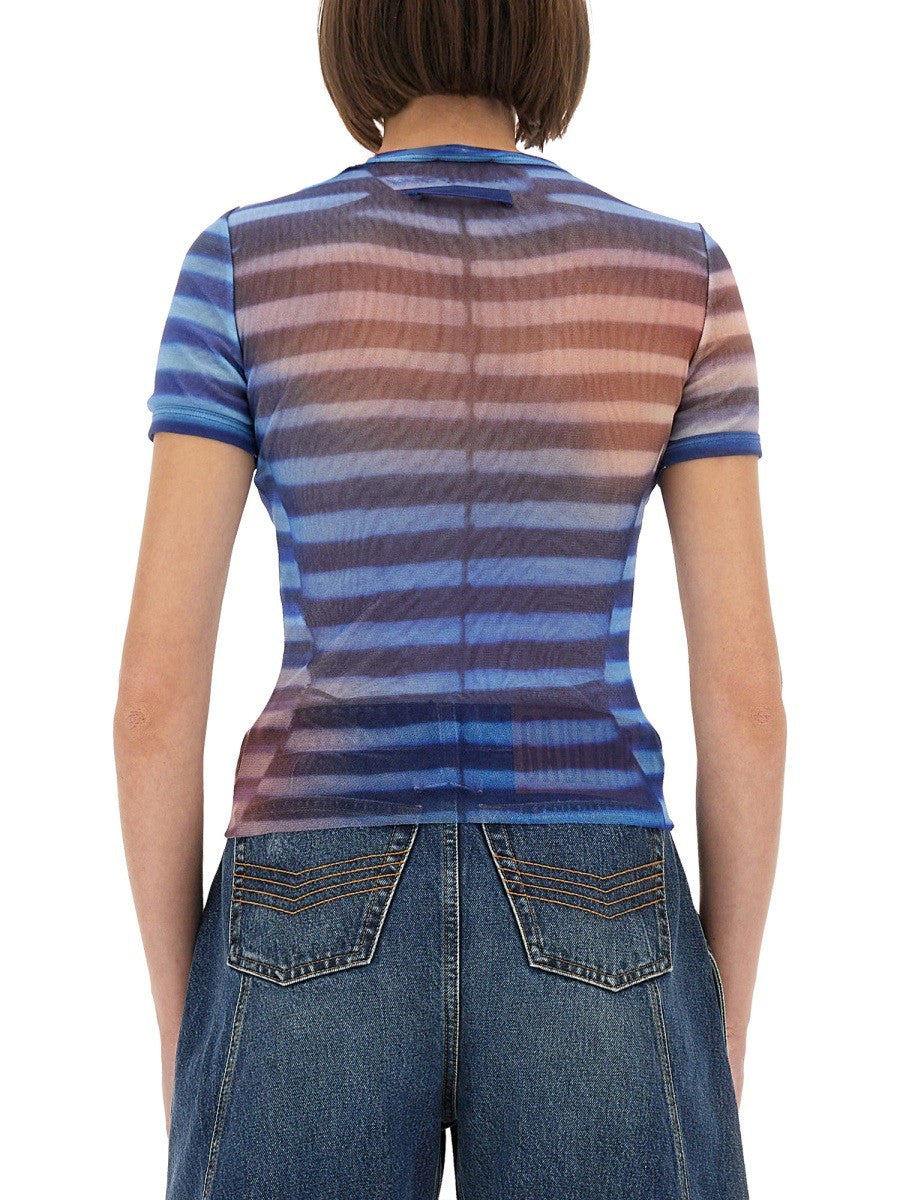 JEAN PAUL GAULTIER "AIR" MESH T-SHIRT