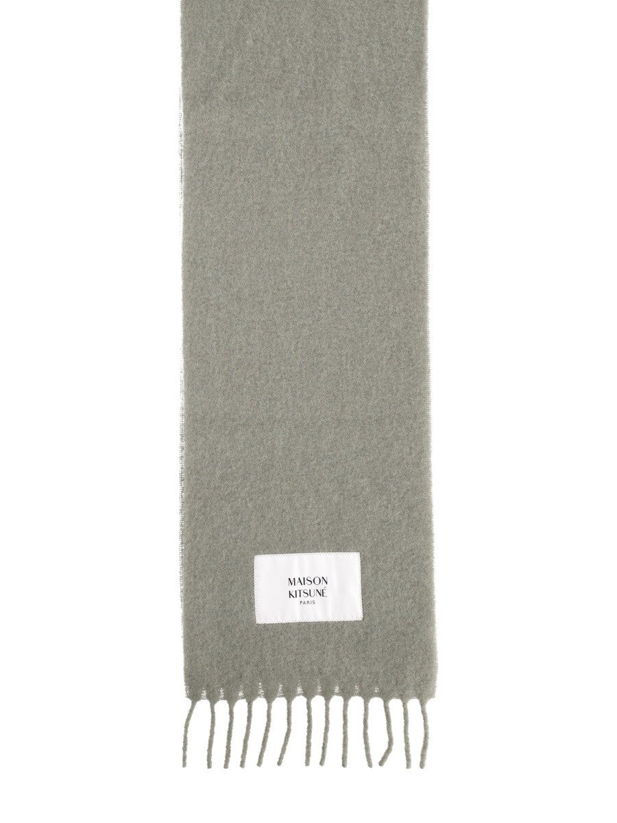 Maison Kitsune ALPACA WOOL SCARF