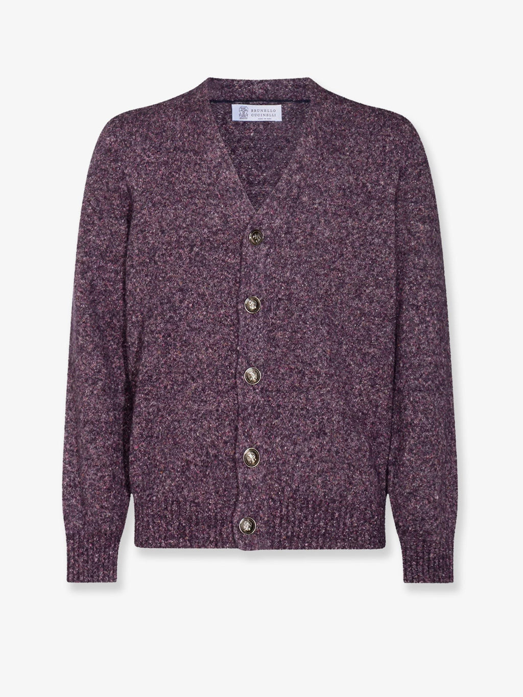 Brunello Cucinelli Alpaca, wool, silk and cotton blend cardigan