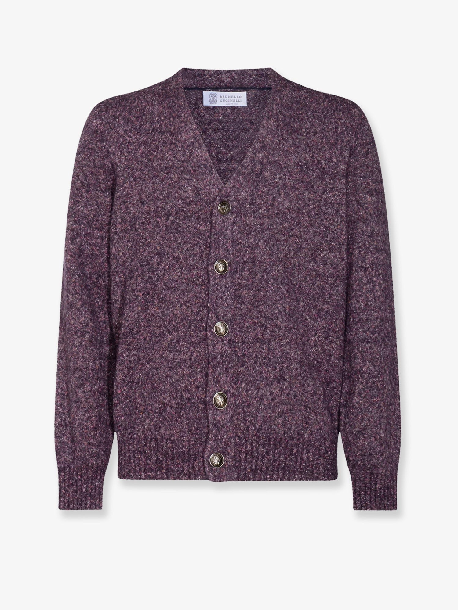 Brunello Cucinelli Alpaca, wool, silk and cotton blend cardigan
