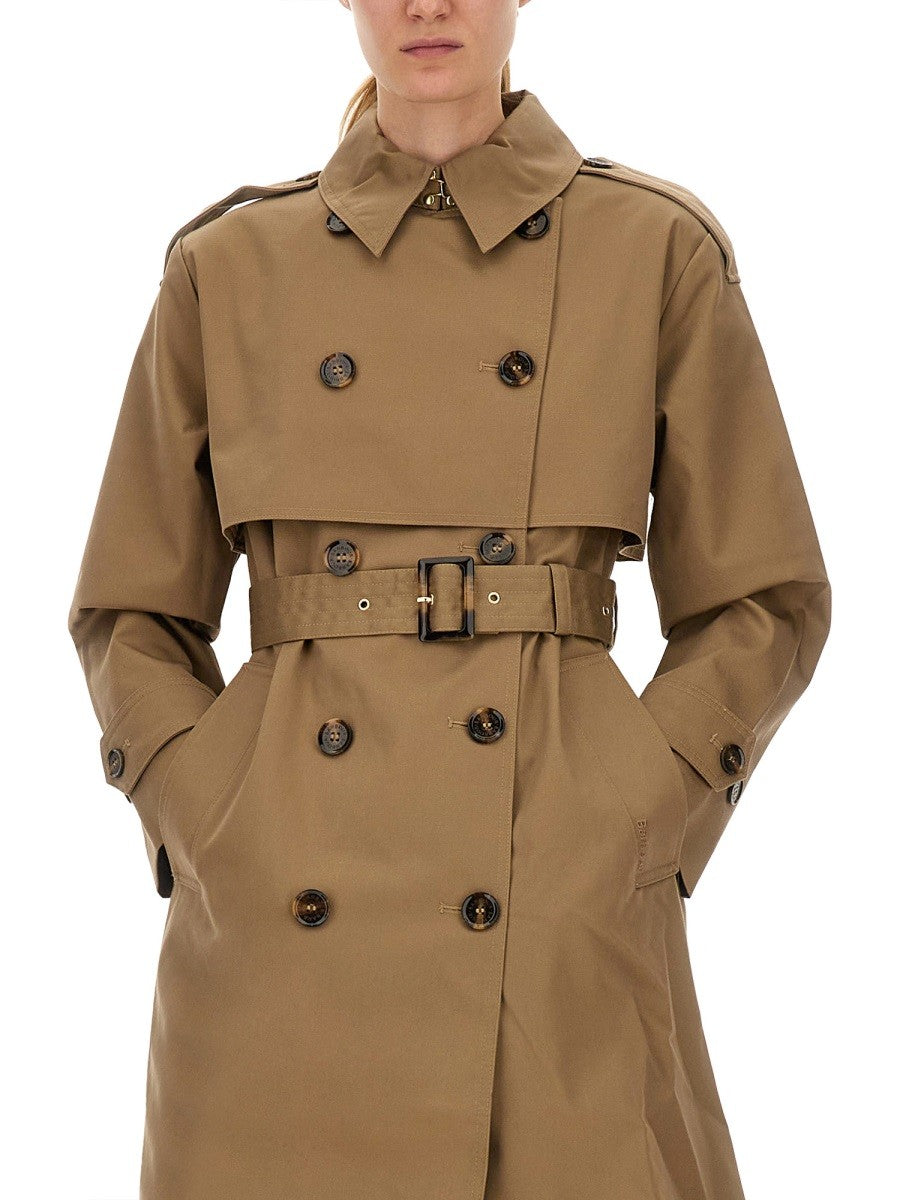 BARBOUR "AOIFE" RAIN TRENCH COAT