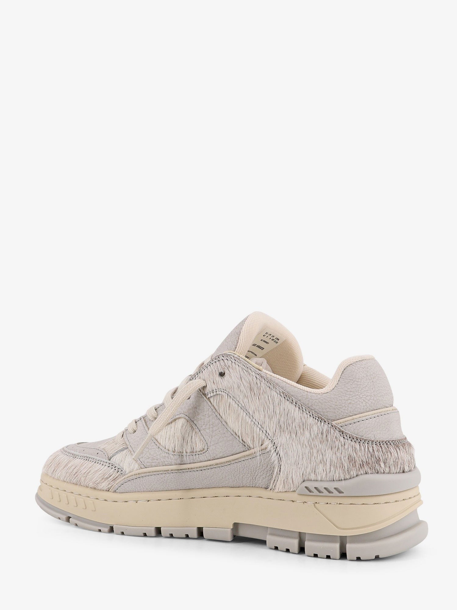 AXEL ARIGATO Area Lo ponyskin and suede low-top sneakers