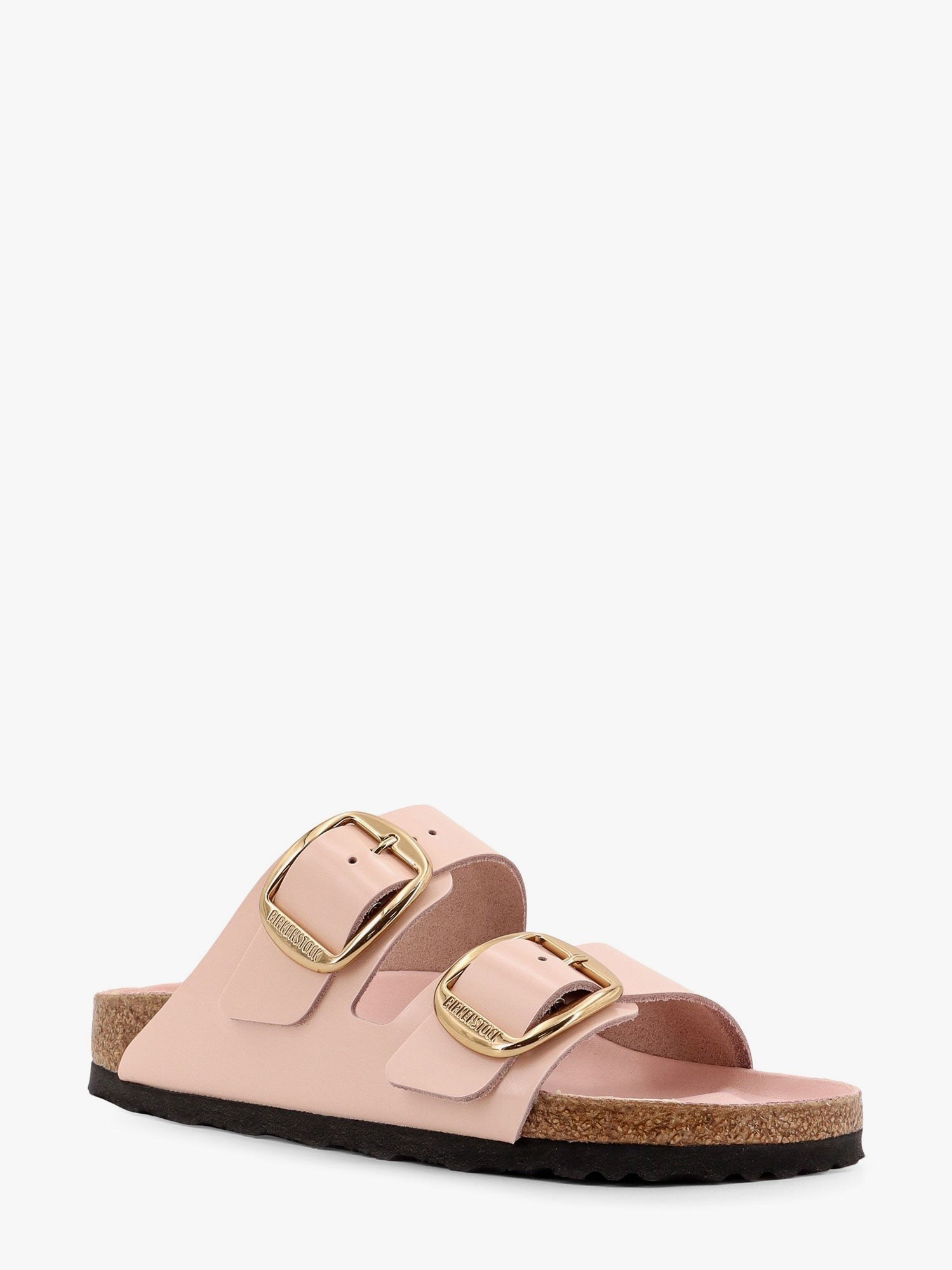 Birkenstock Arizona big buckle patent leather sandals