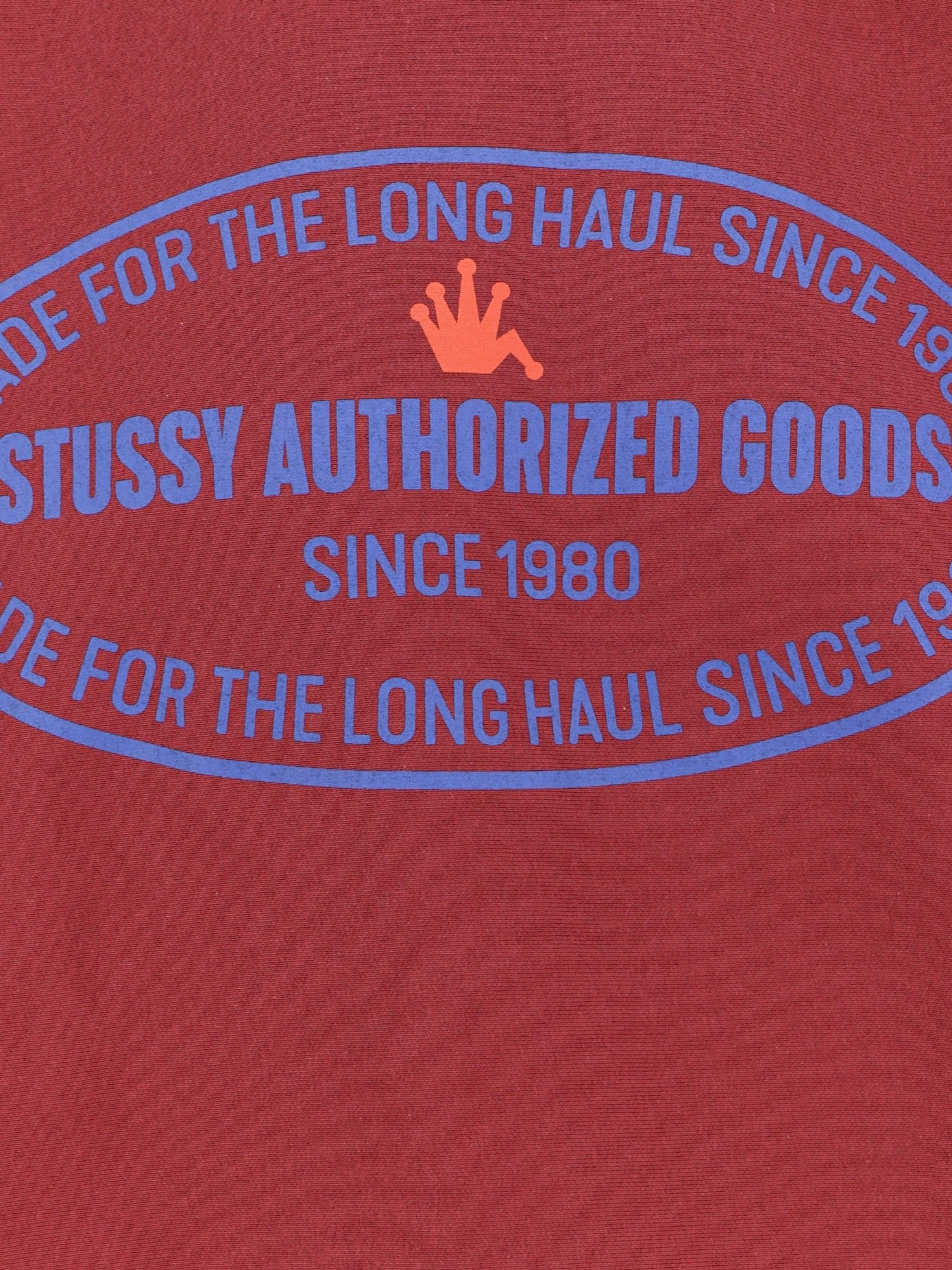 STUSSY Authorized Crew cotton blend sweatshirt