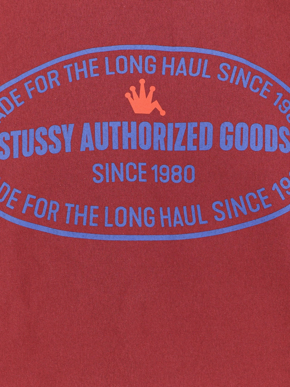 STUSSY Authorized Crew cotton blend sweatshirt