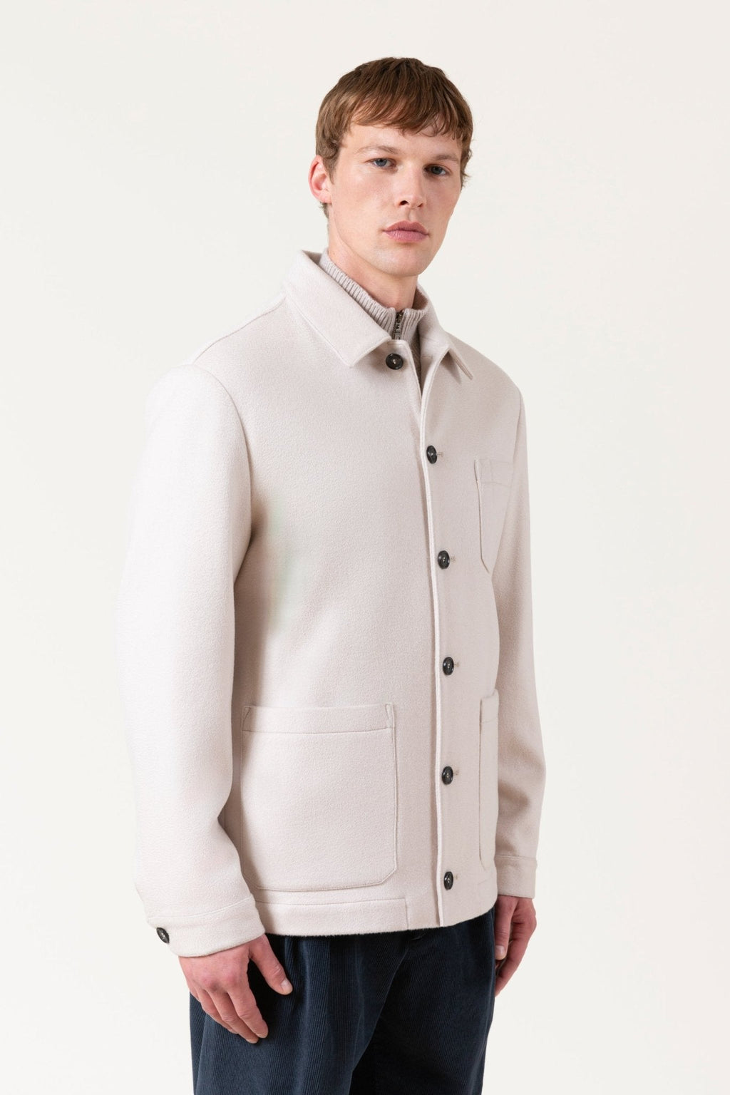 Giacca Overshirt Borg