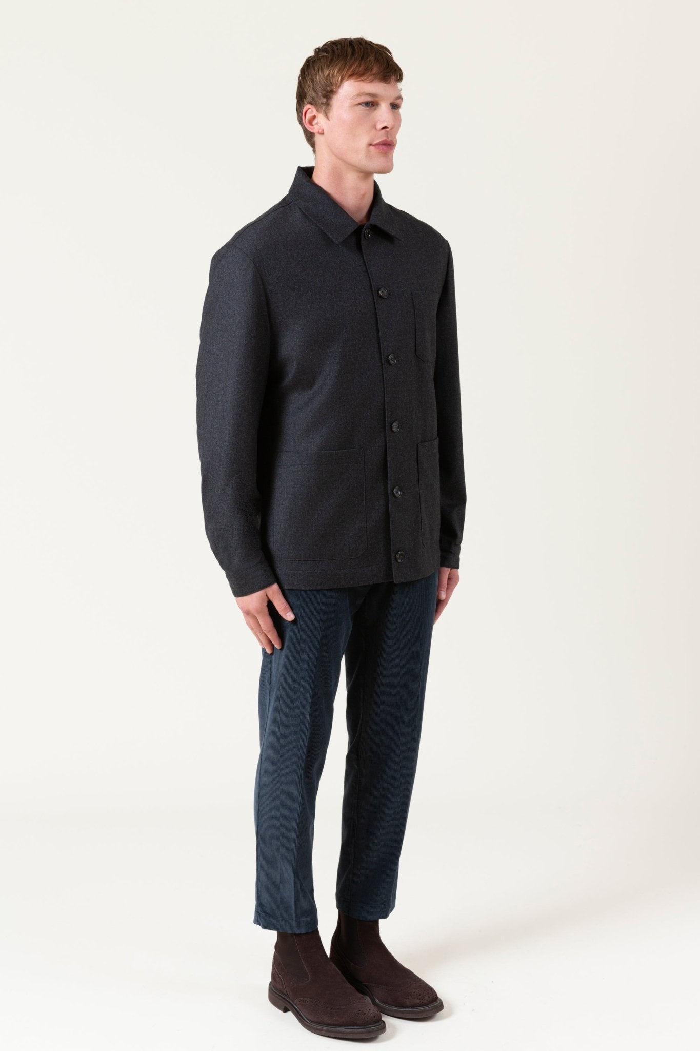 Giacca Overshirt Borg