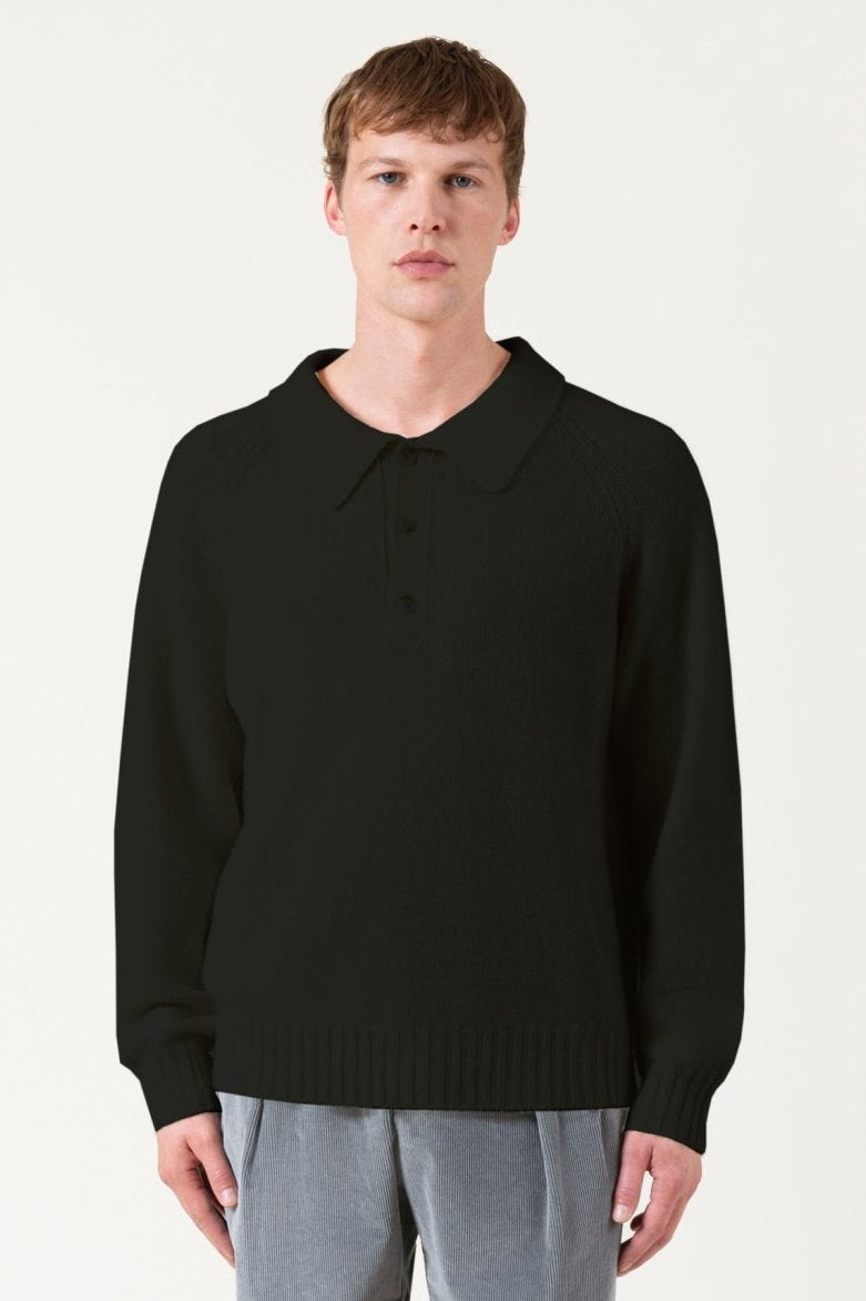 Maglia Polo Burton In Lana E Cashmere