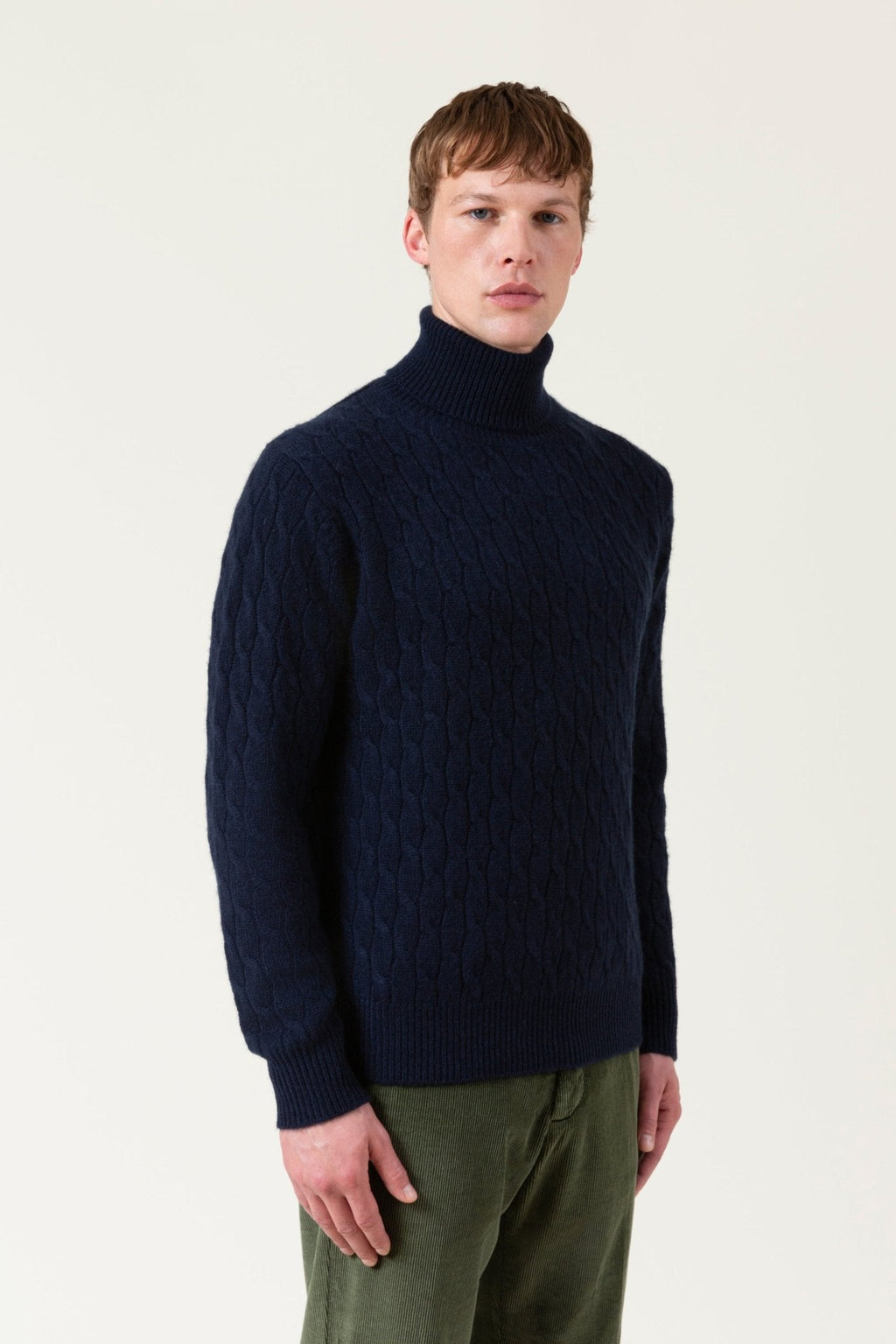 Maglia Dolcevita Curtis in Lana E Cashmere