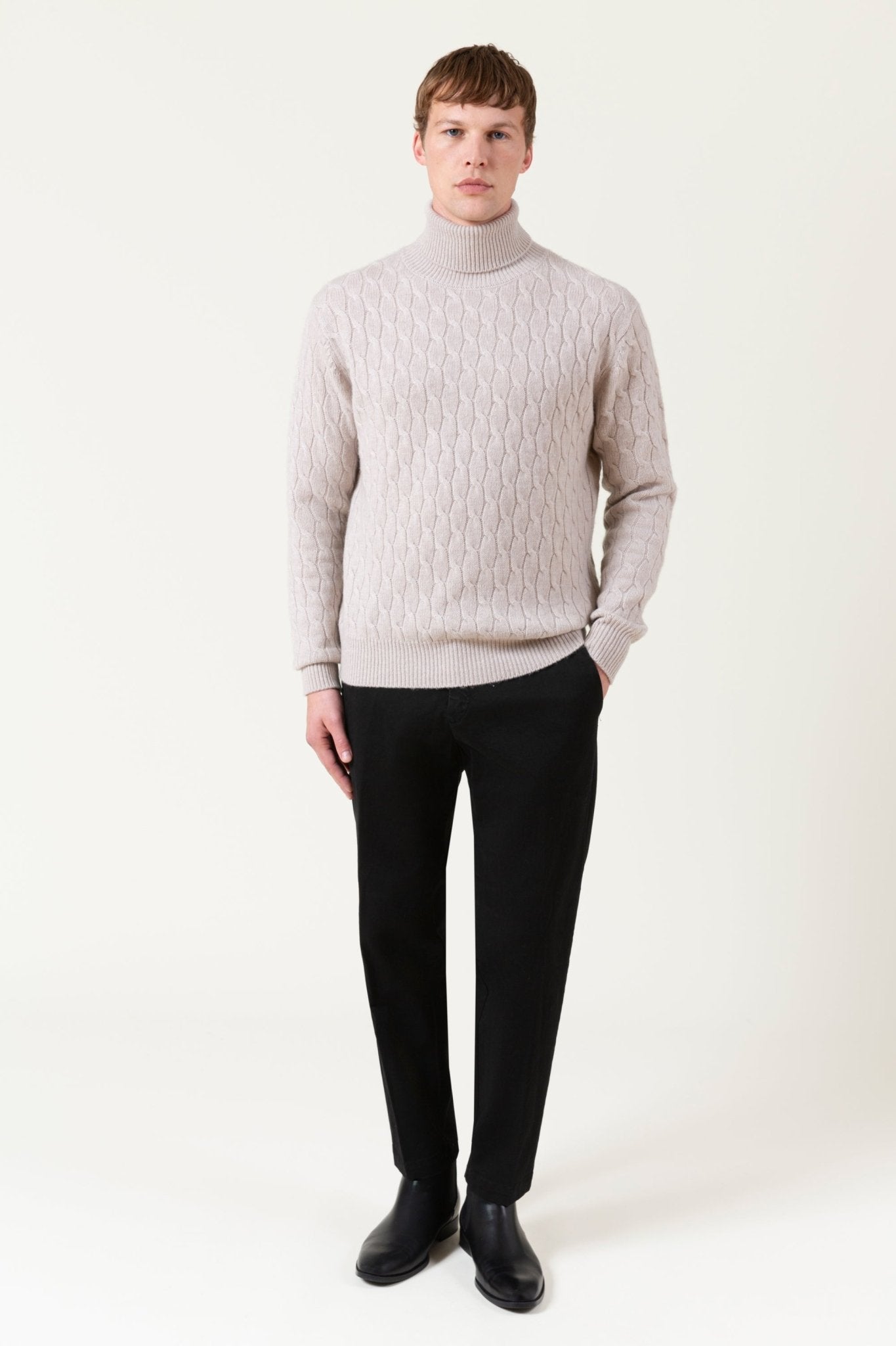 Maglia Dolcevita Curtis Lana E Cashmere