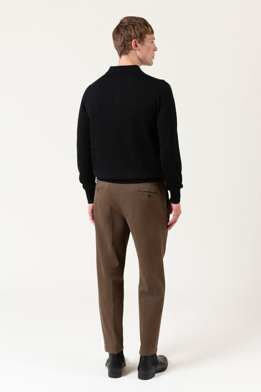 Maglia Polo Douglas in lana Merino